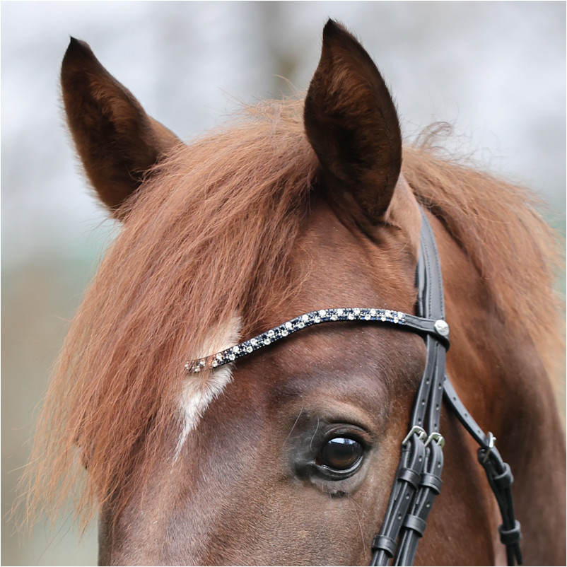 Stirnband HOPSCOTCH schwarz/marine/weiß