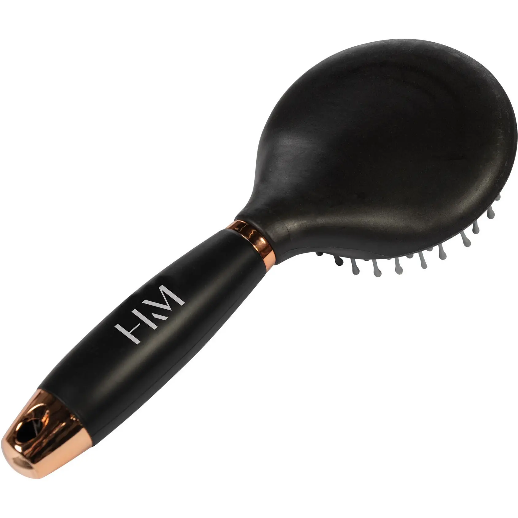 Schweif- und Mähnenbürste mit Gelgriff schwarz/rosegold Schweif- und Mähnenbürste mit Gelgriff schwarz/rosegold