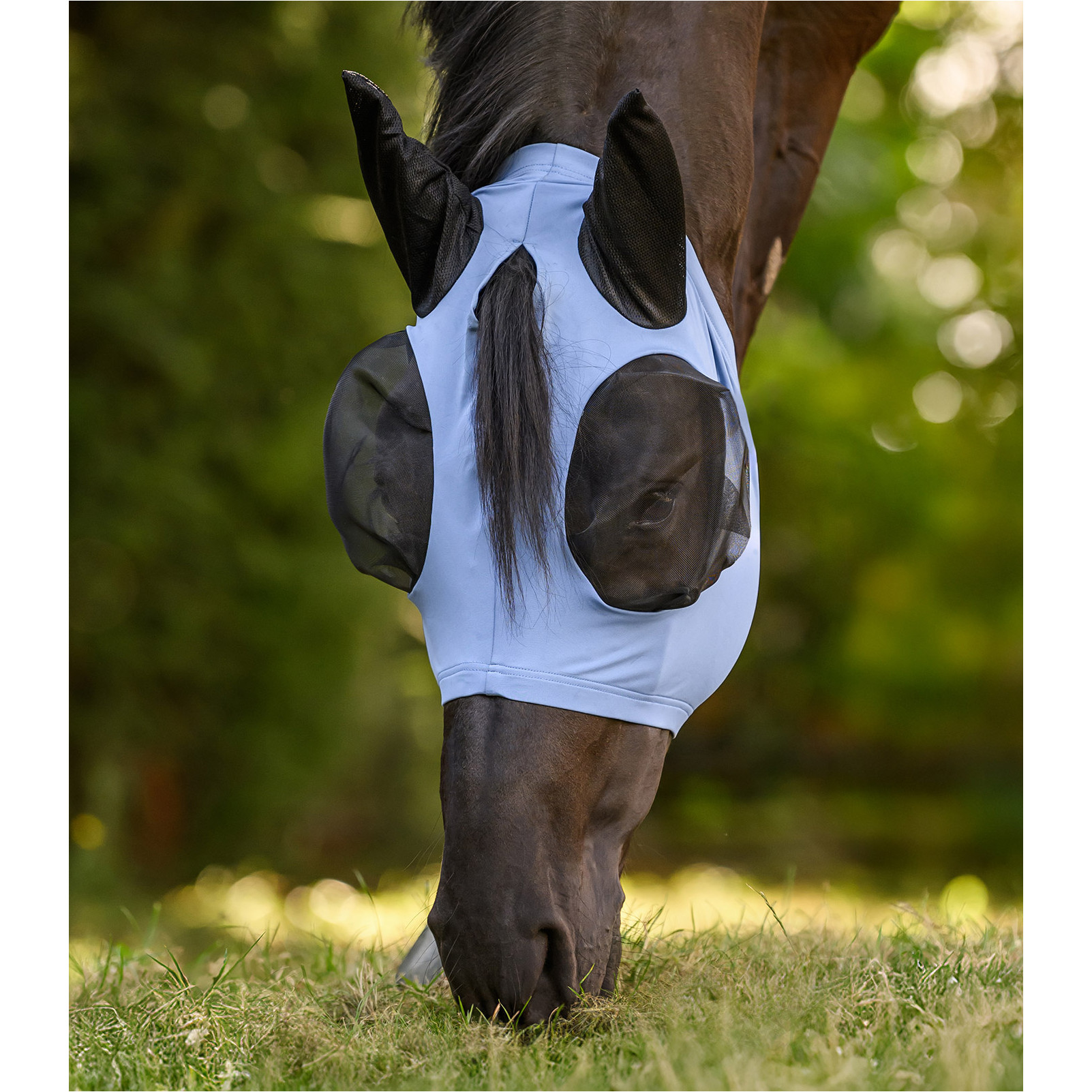 Fliegenmaske PUCK FLEX pastellblau