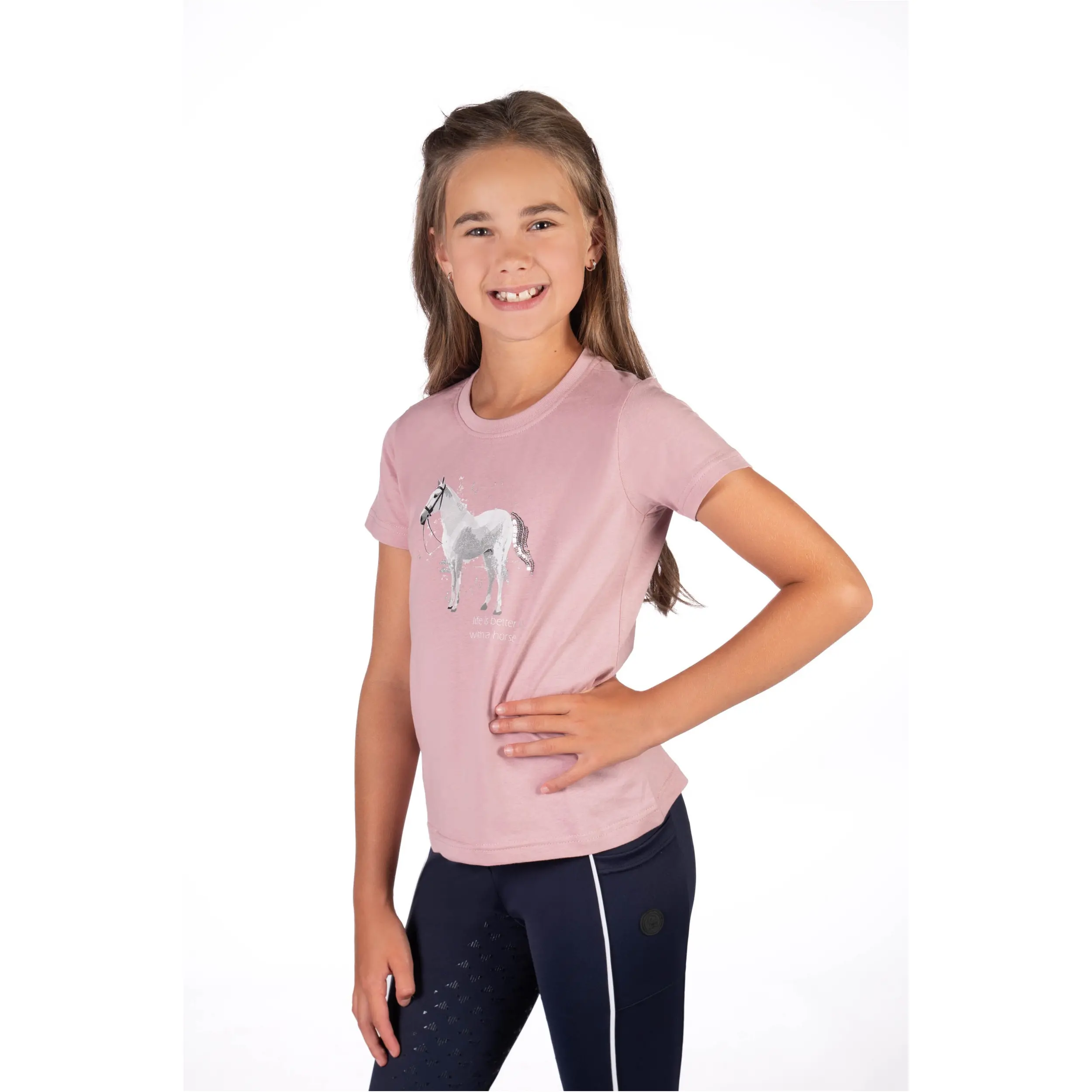 Kinder T-Shirt SPARKLE altrosa