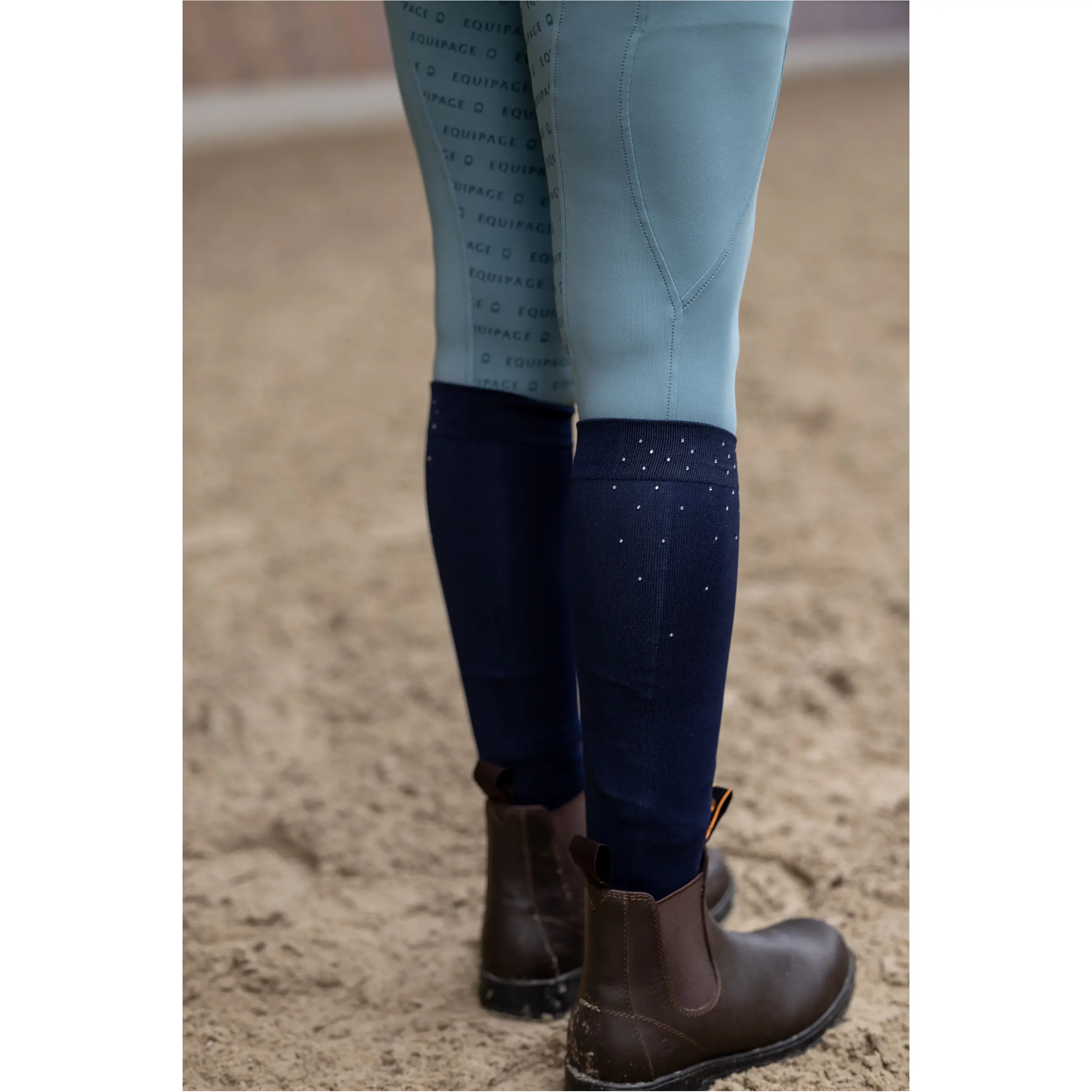 Reitsocken RHINESTONE navy