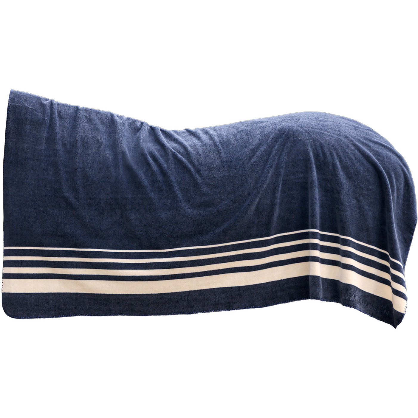 Dicke Fleecedecke SÖLDEN nachtblau