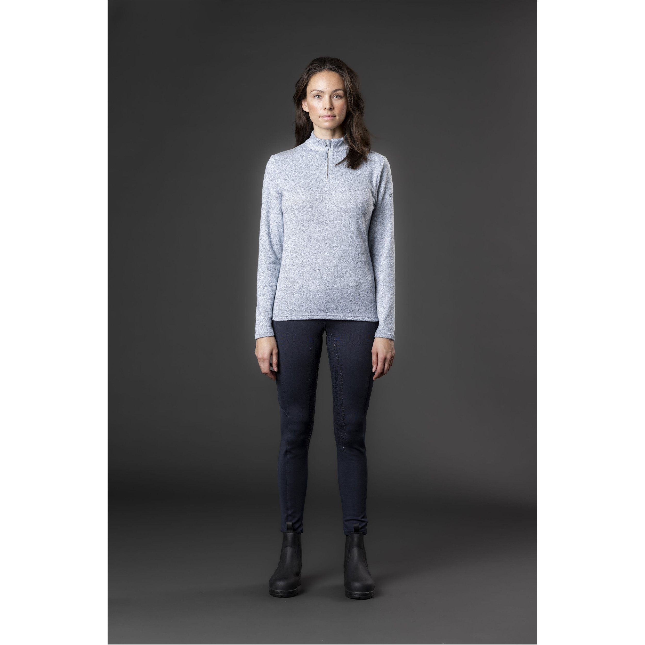Damen Funktionsshirt Langarm STACEY half-zip blue fog Damen Funktionsshirt Langarm STACEY half-zip blue fog