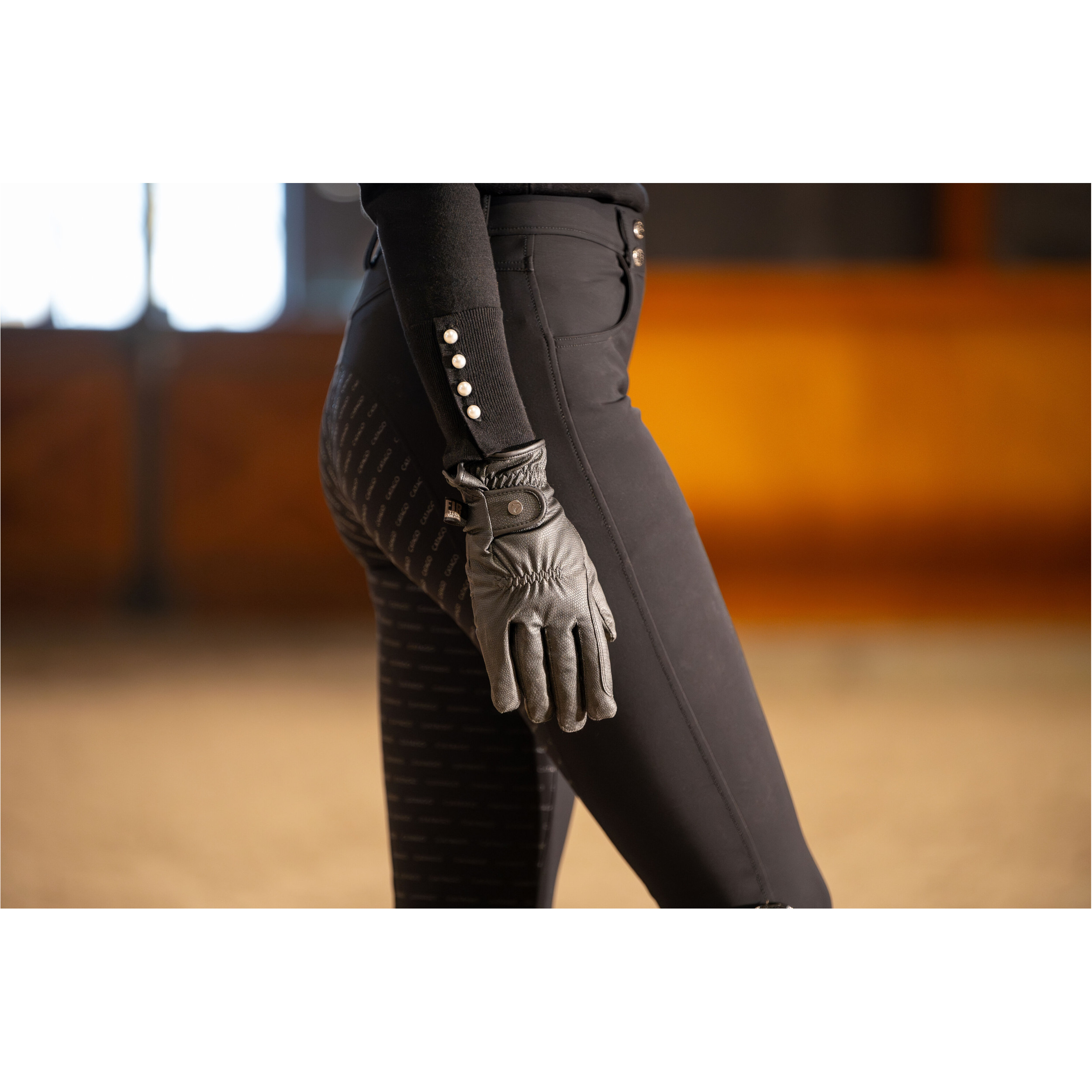 Winter Reithandschuh FIR-Tech BAY schwarz Winter Reithandschuh FIR-Tech BAY schwarz