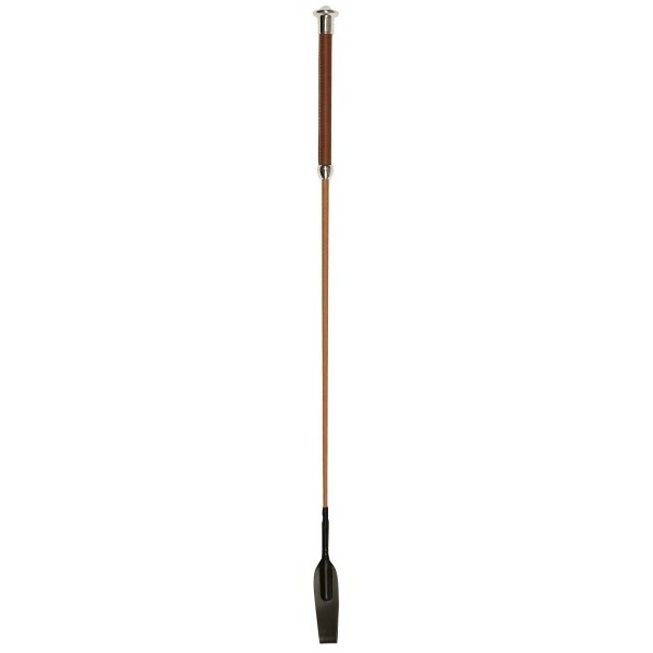 Springgerte mit Klatsche cognac 65cm Springgerte mit Klatsche cognac 65cm
