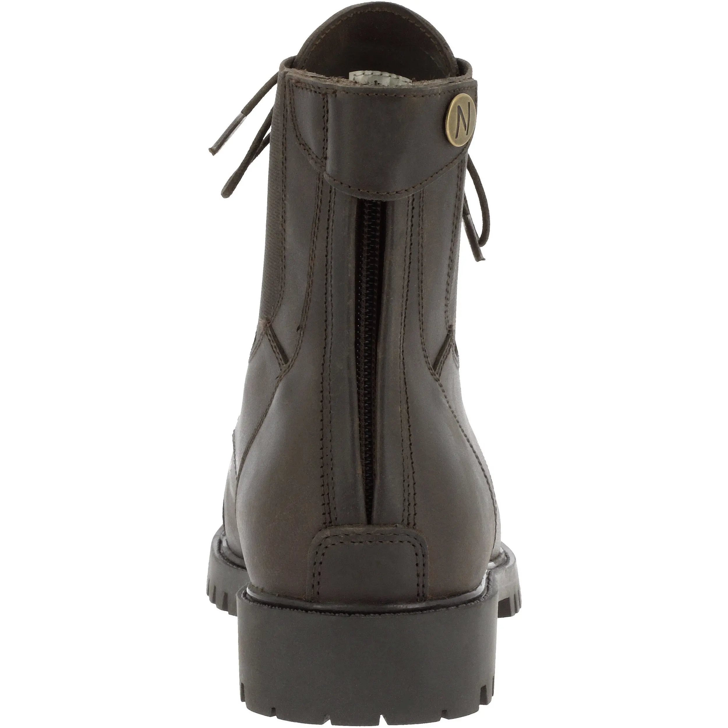 Reitstiefeletten mit Schnürsenkel & Zip VAUVERT Echtleder braun Reitstiefeletten mit Schnürsenkel & Zip VAUVERT Echtleder braun