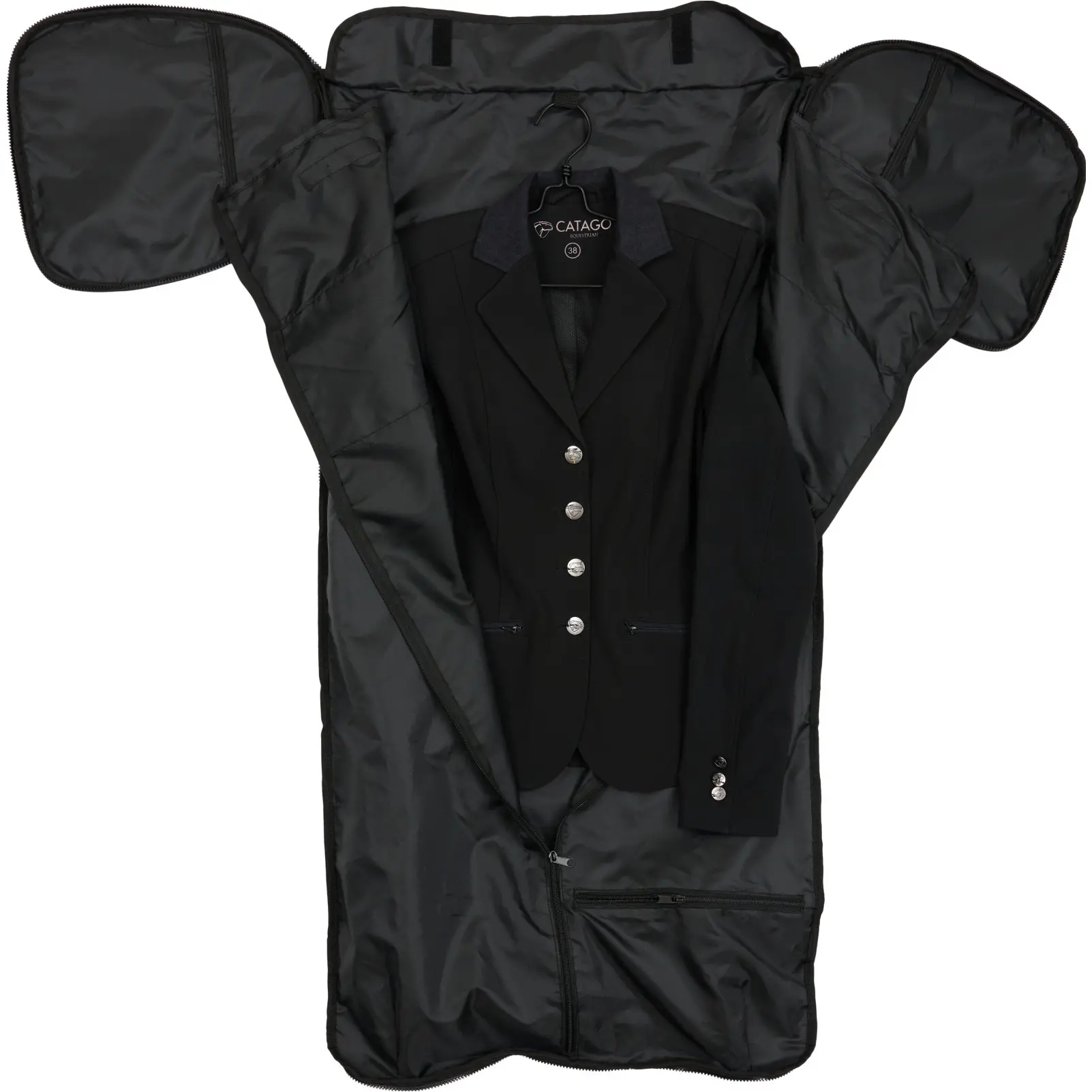 Reisetasche mit Kleidersack BIG schwarz 