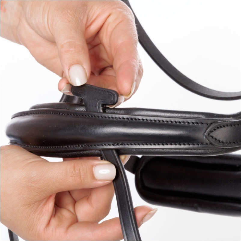 Trensenzaum englisch kombiniert CAJUS schwarz