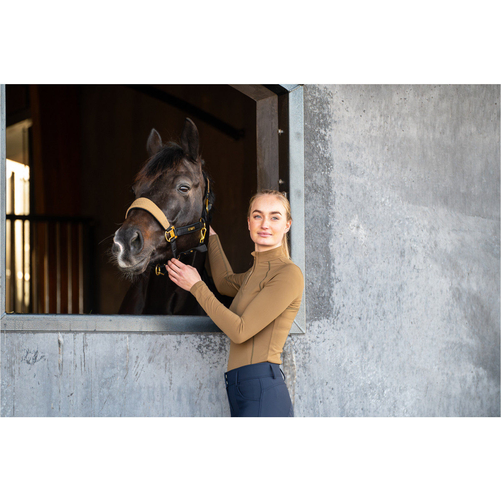 Damen Funktionsshirt Langarm BREE half-zip kangaroo