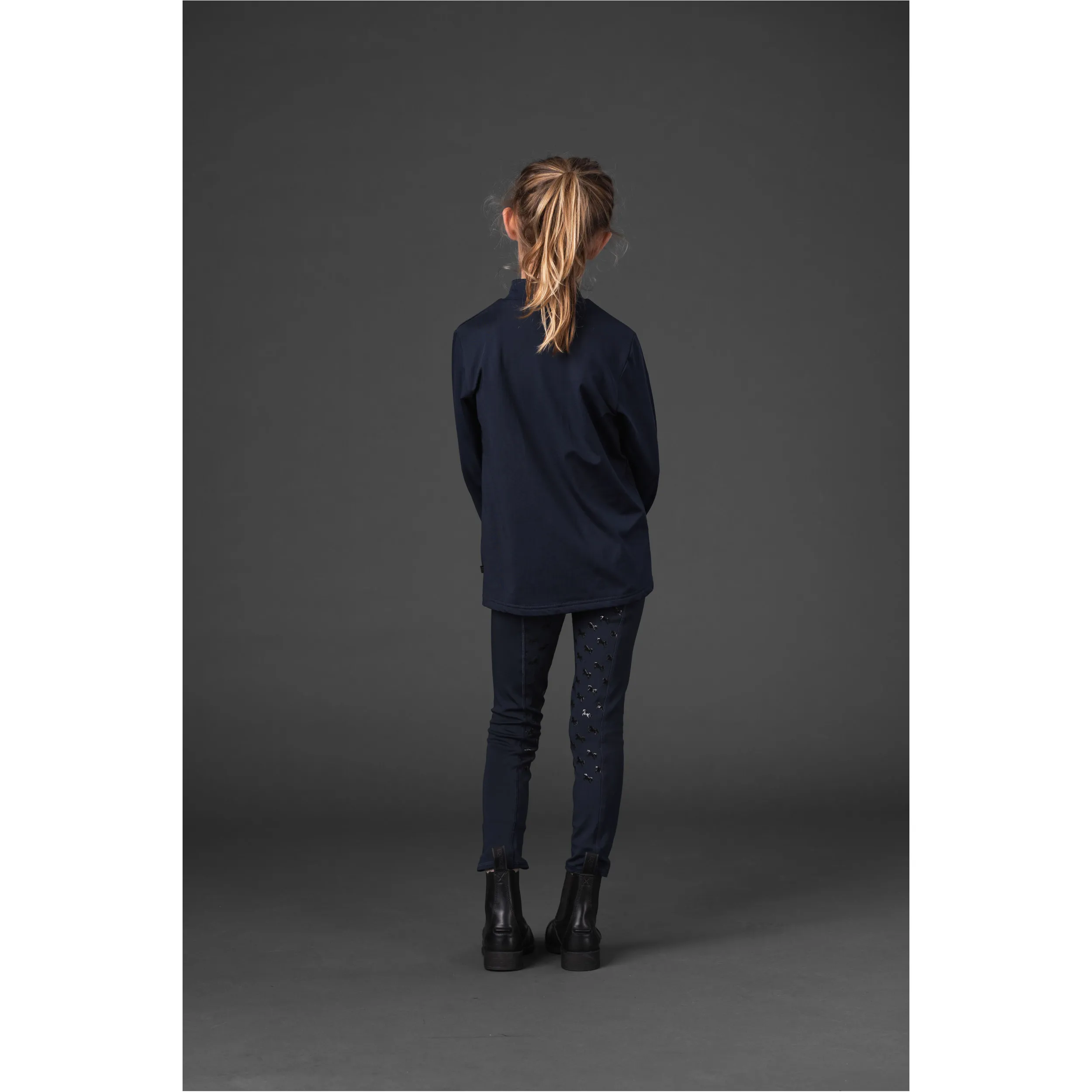 Kinder Rollkragenpullover VELLA navy