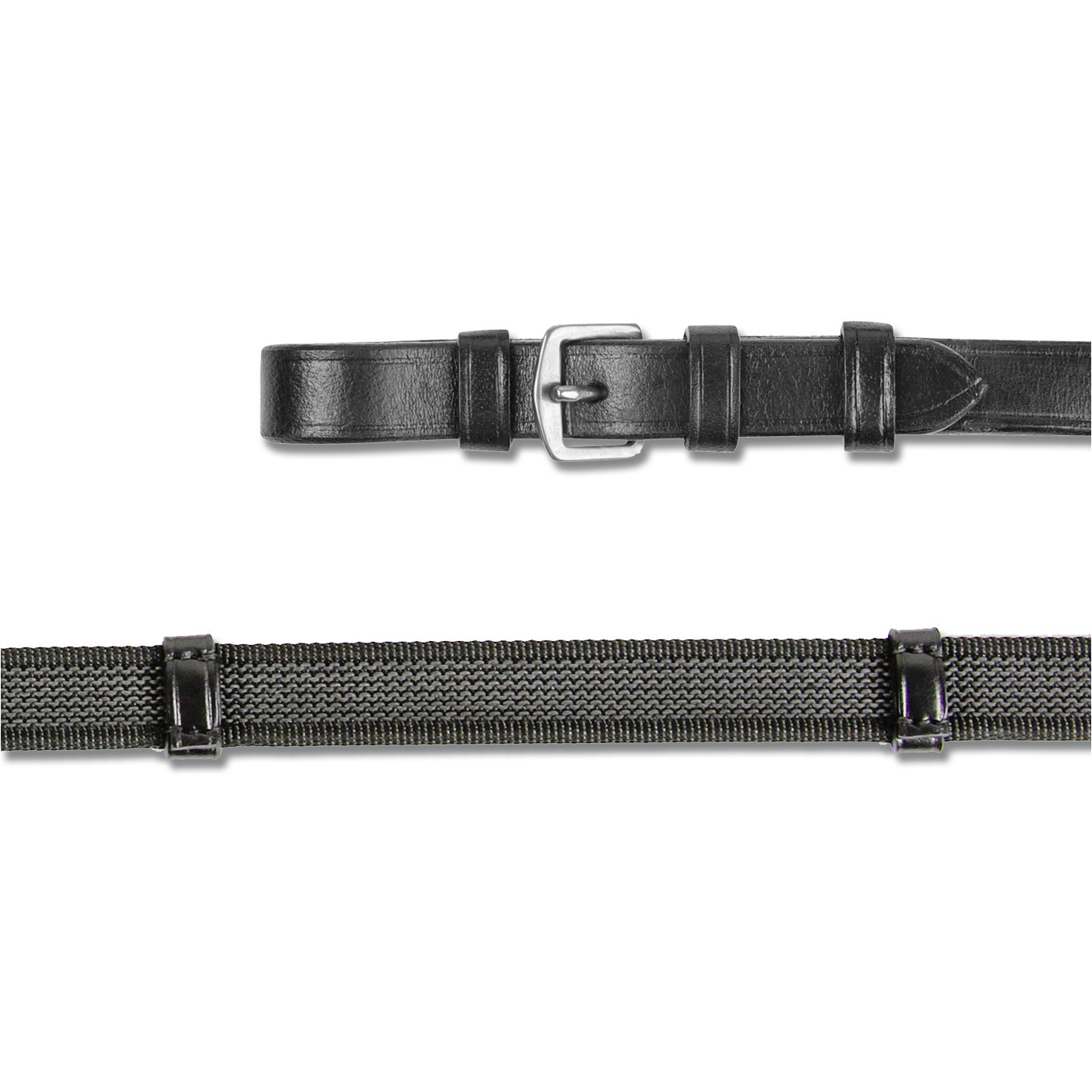 Anti-Slip-Zügel schwarz