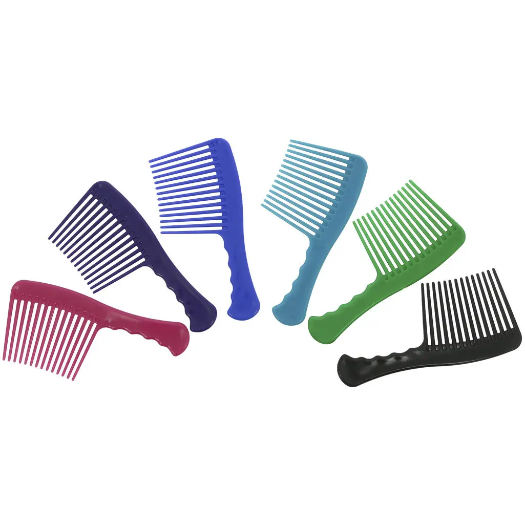 Kamm mit großen Zähnen SOFT schwarz Kamm mit großen Zähnen SOFT schwarz