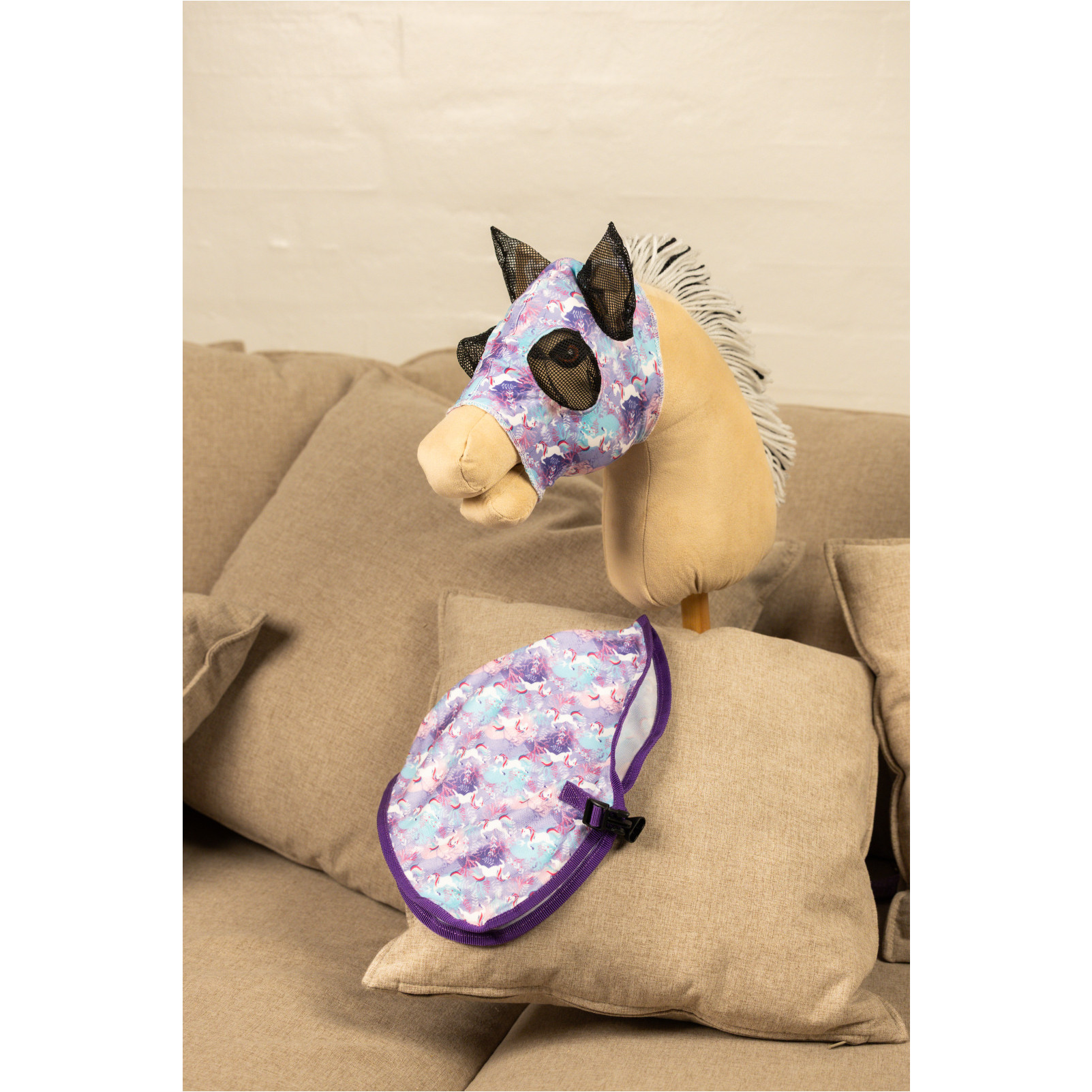 Spielzeugfliegenmaske EINHORN lavendel Spielzeugfliegenmaske EINHORN lavendel