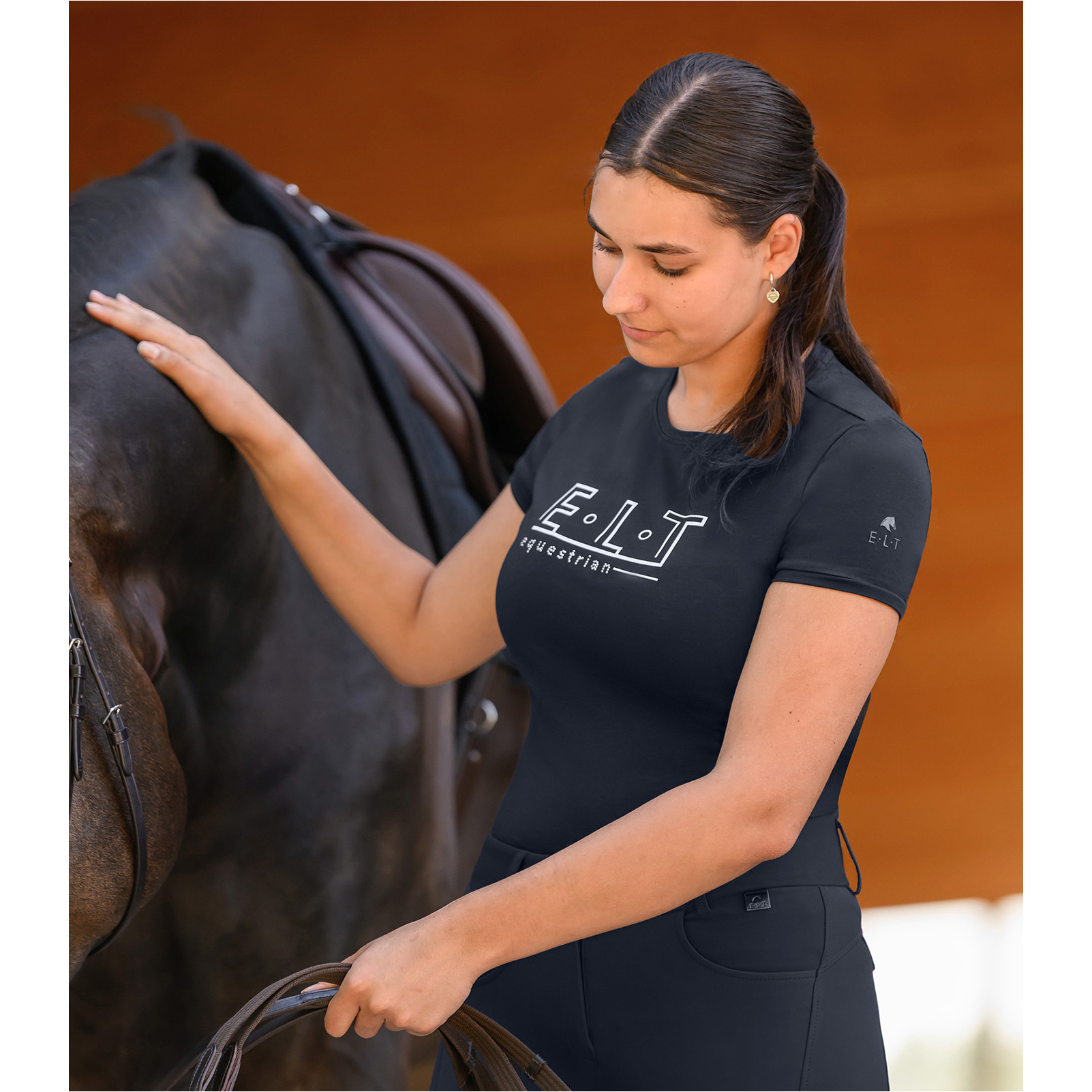 Damen T-Shirt SALZBURG tiefblau