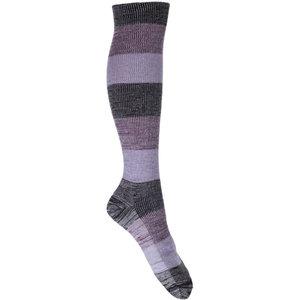 Damen Reitsocken PRAGUE braun/lila
