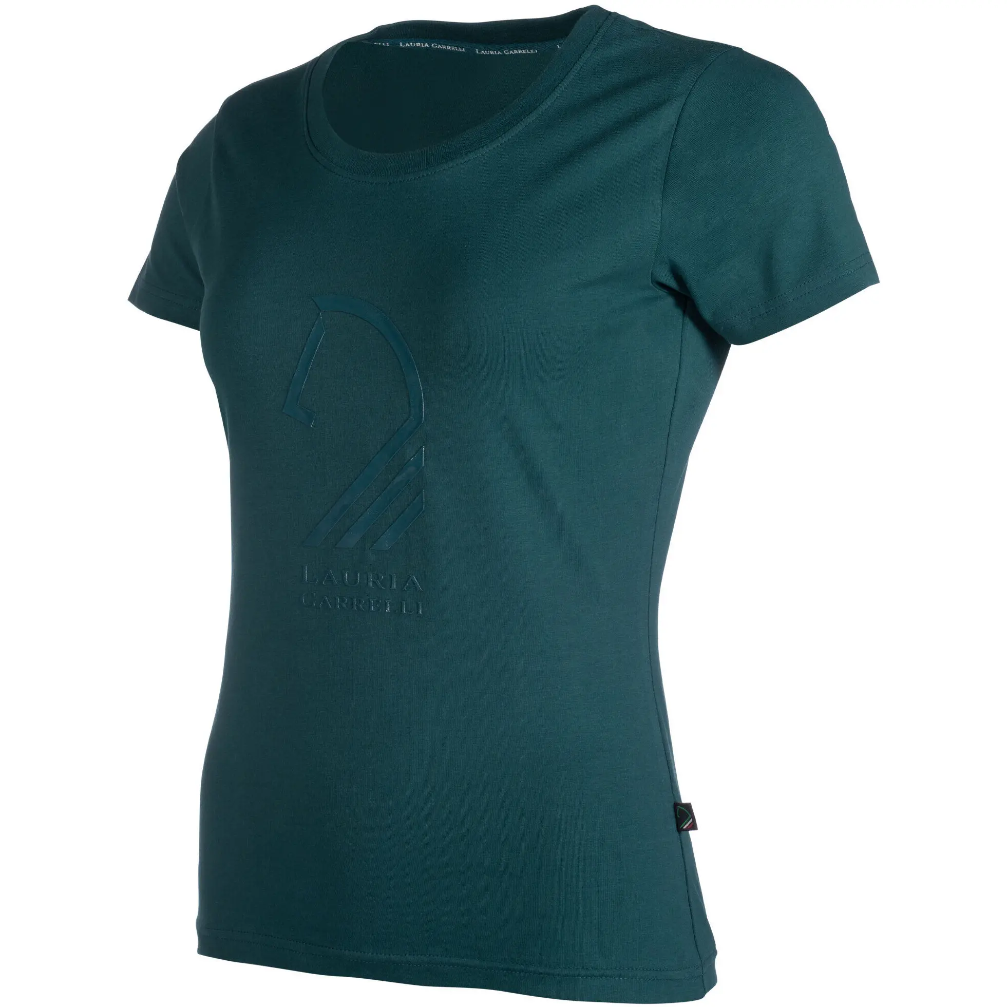 Damen T-Shirt LIVIGNO HORSE HEAD dunkelgrün