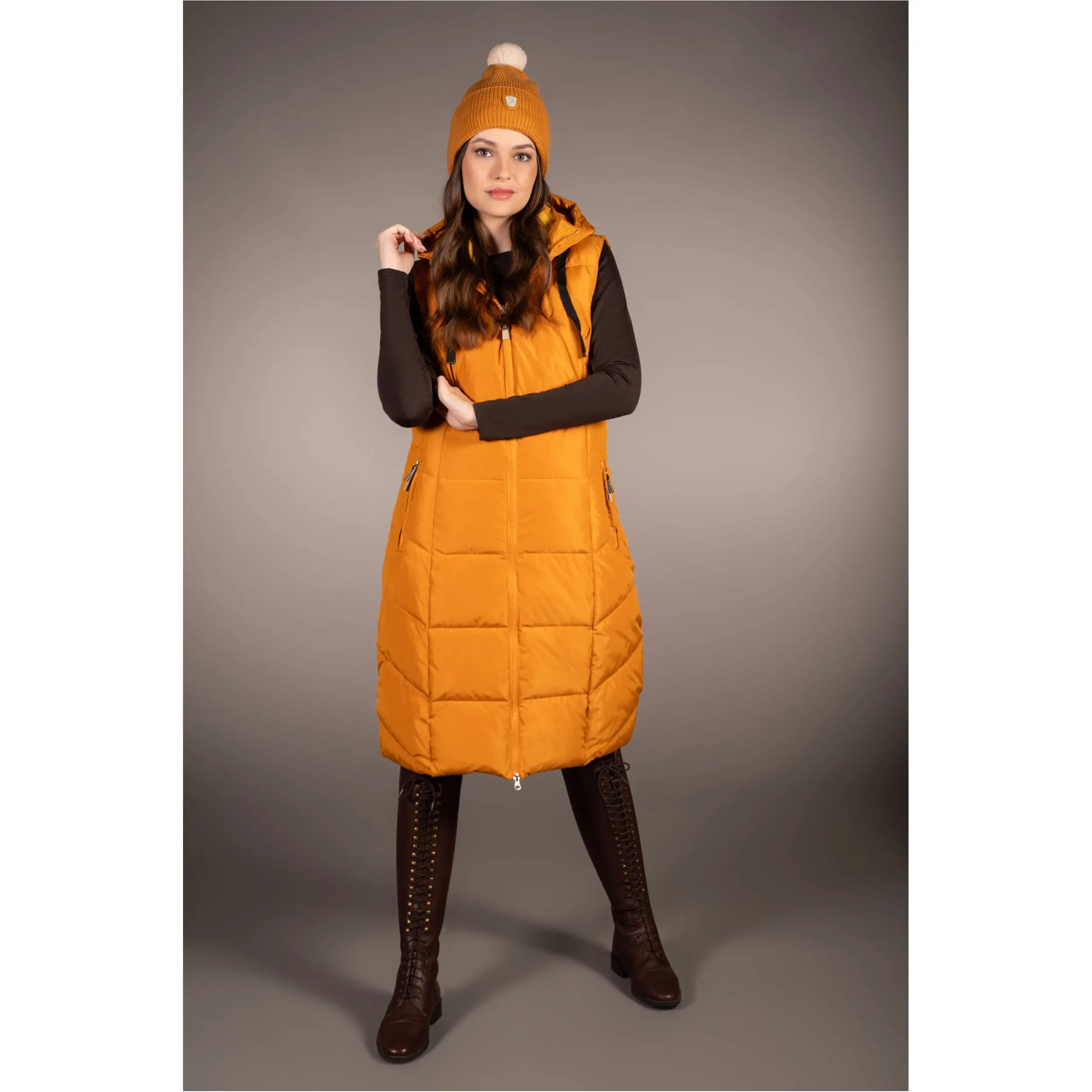 Winter Strickmütze AREZZO senf