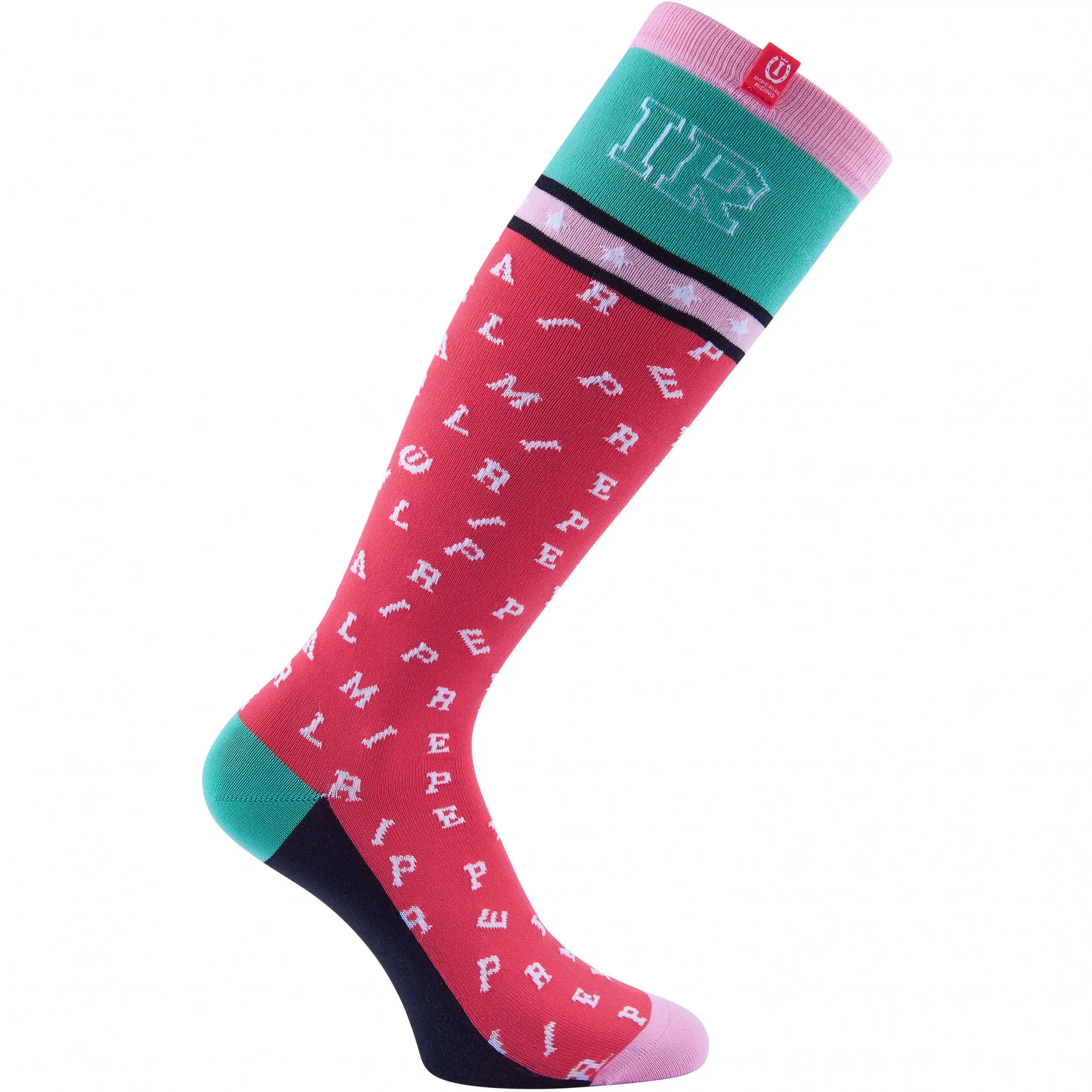 Reitsocken PUZZLE diva pink