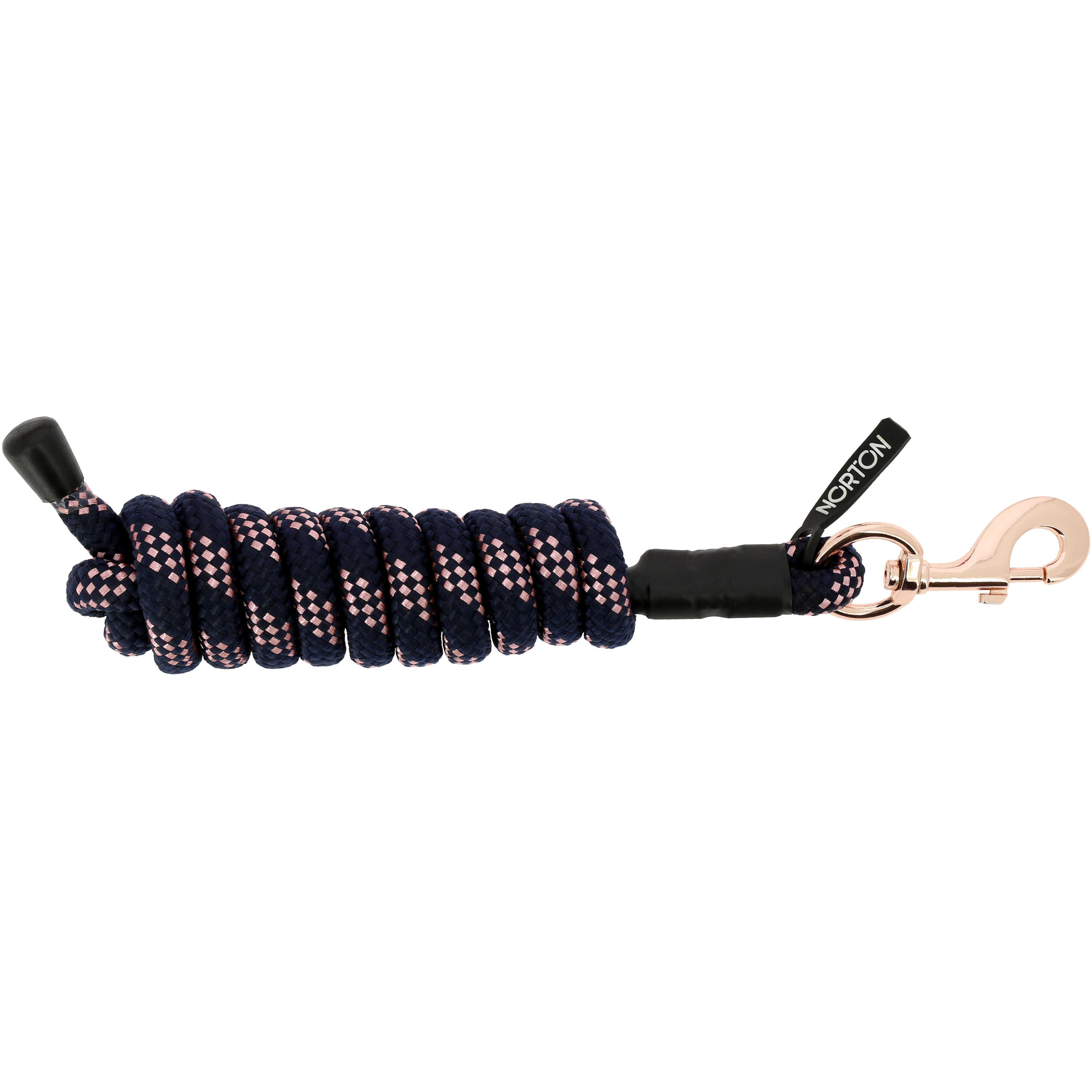 Anbindestrick zweifarbig mit Karabinerhaken LOLLY navy 200cm