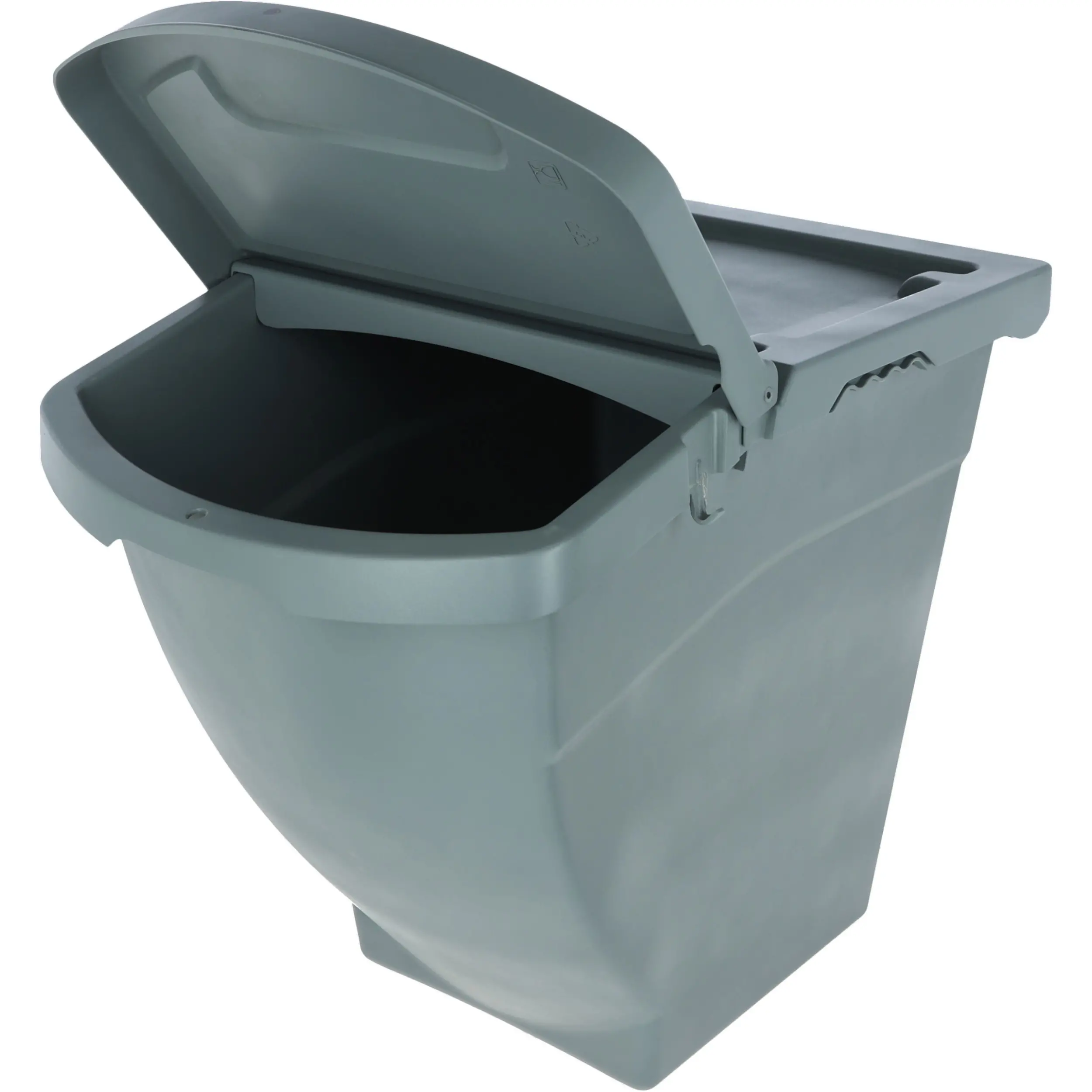 Futterbox stapelbar mit Deckel grau 40l