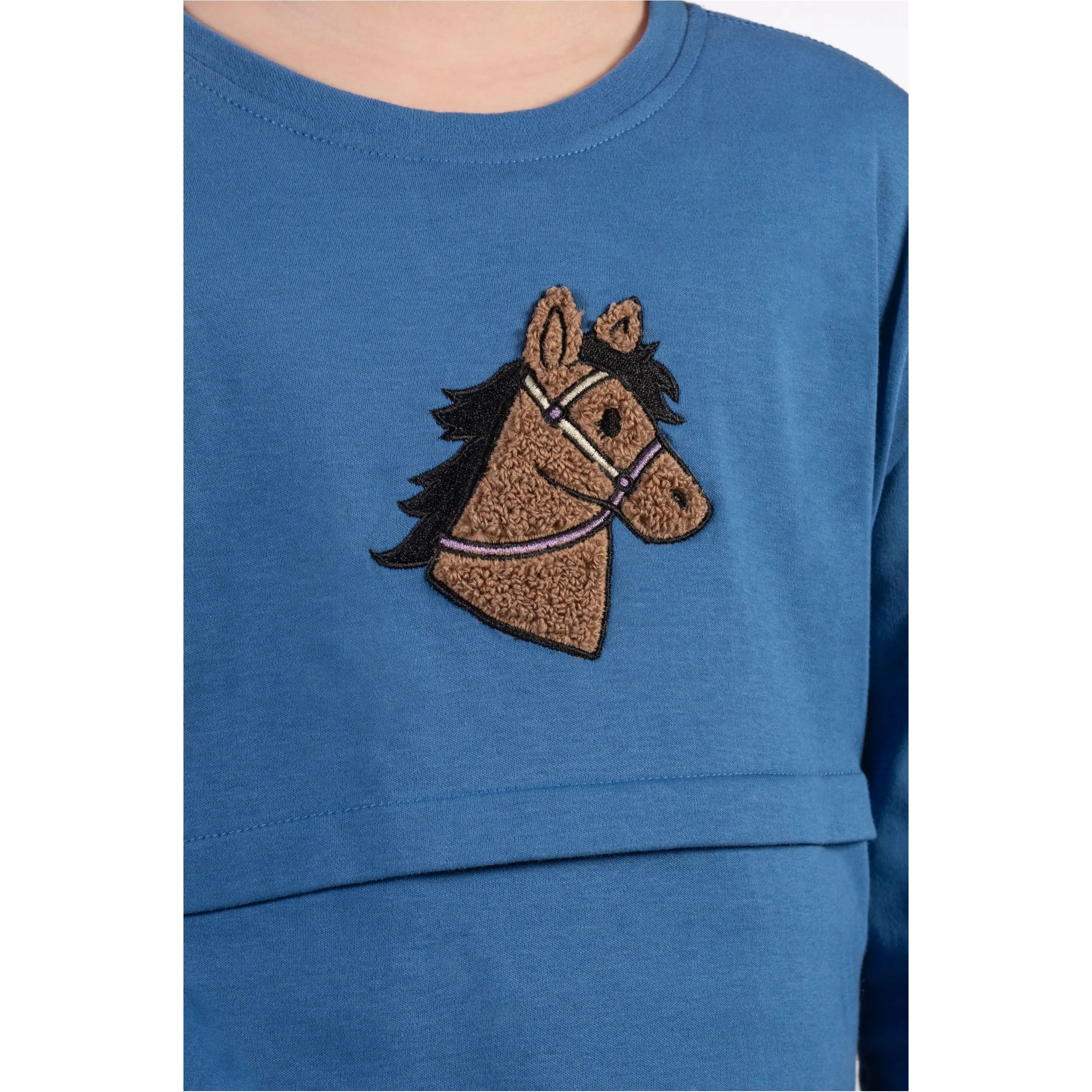 Kinder Langarmshirt MIA blau