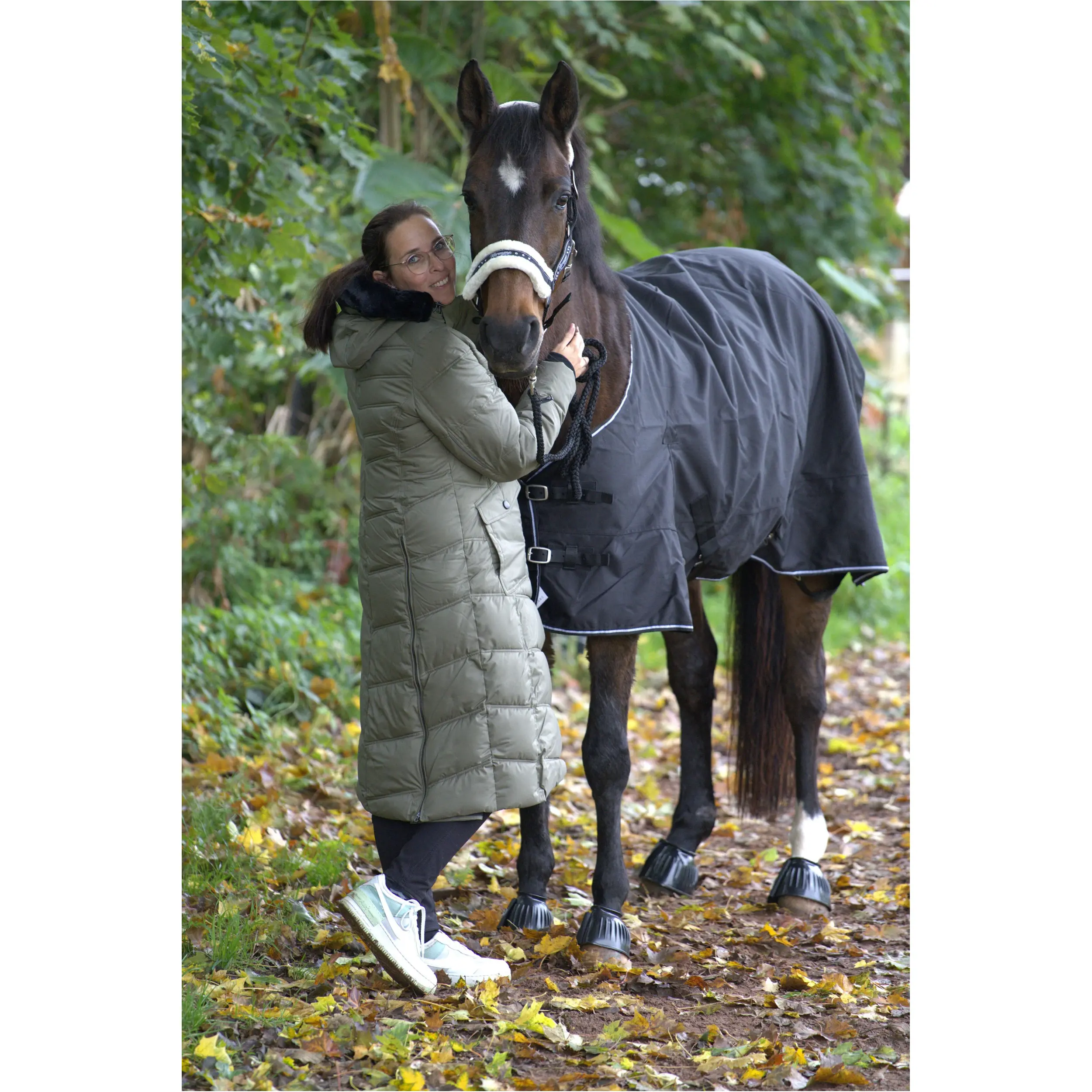 Damen Thermomantel SOPHIA olive