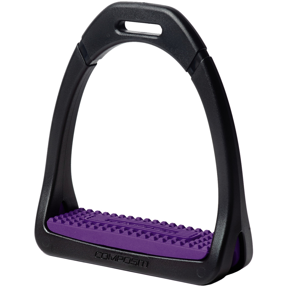 Steigbügel PREMIUM schwarz/lila