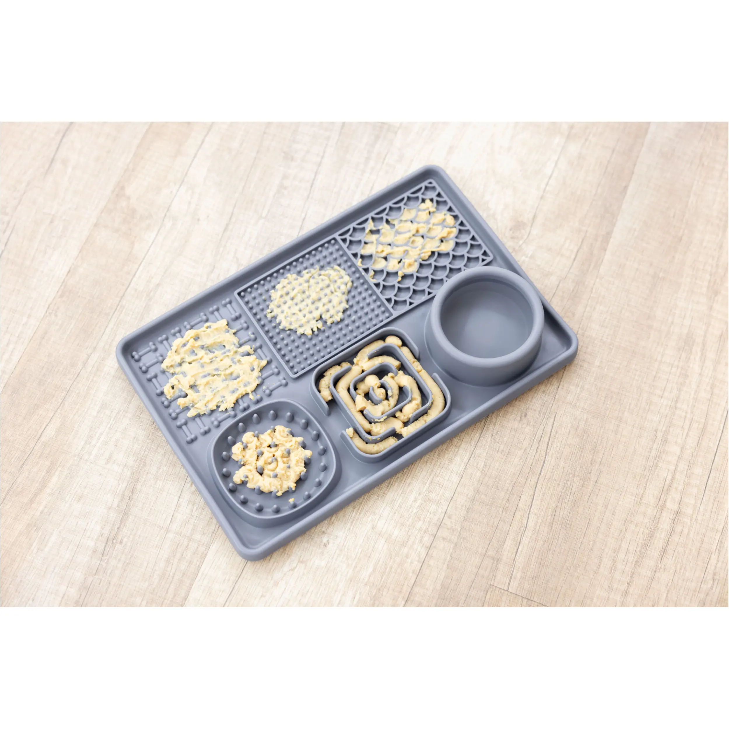 Schleckmatte XL grau 30x20x4cm