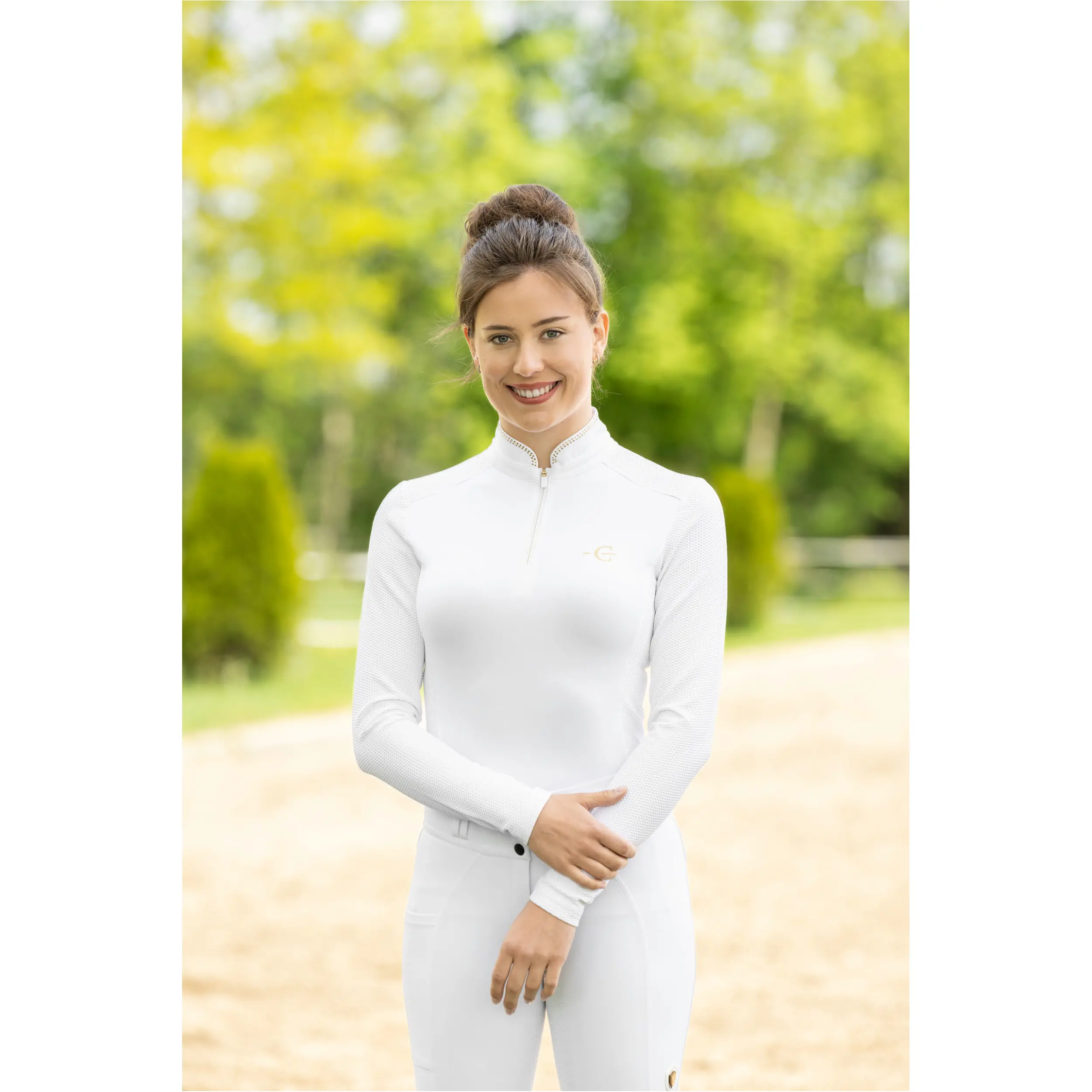 Damen Longsleeve Competition F/S 2026 white