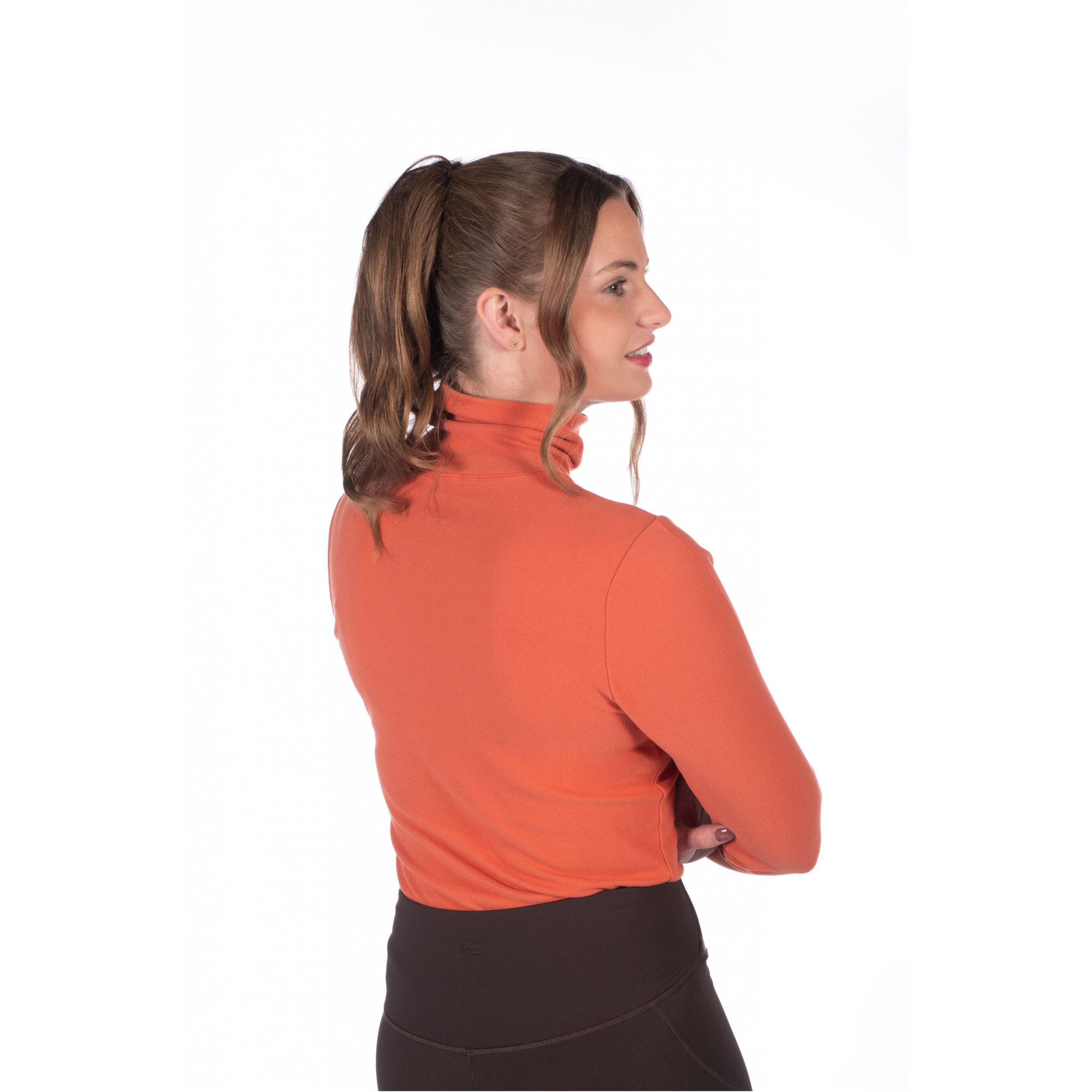Damen Rollkragenshirt EVA kupfer
