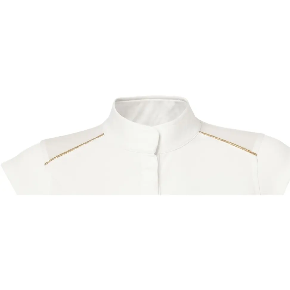 Damen Turnier-Poloshirt BRÜSSEL mit Mesheinsätzen weiß Damen Turnier-Poloshirt BRÜSSEL mit Mesheinsätzen weiß