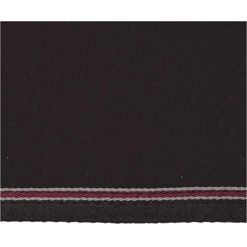 Fleece-Ausreitdecke schwarz