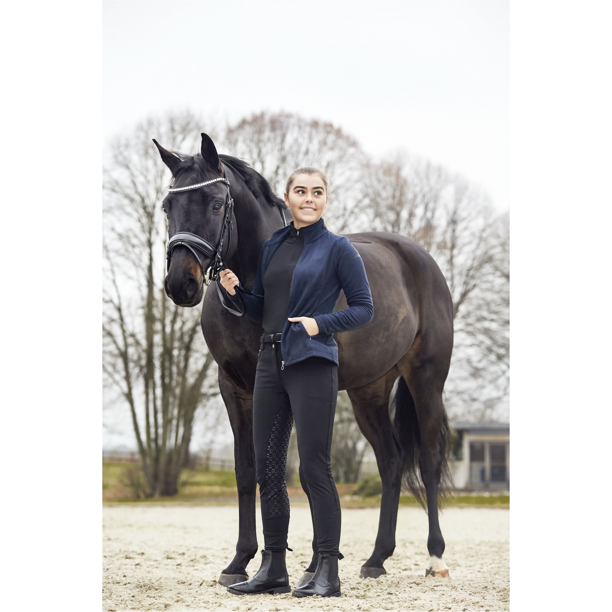 Damen Fleecejacke GILLY navy Damen Fleecejacke GILLY navy