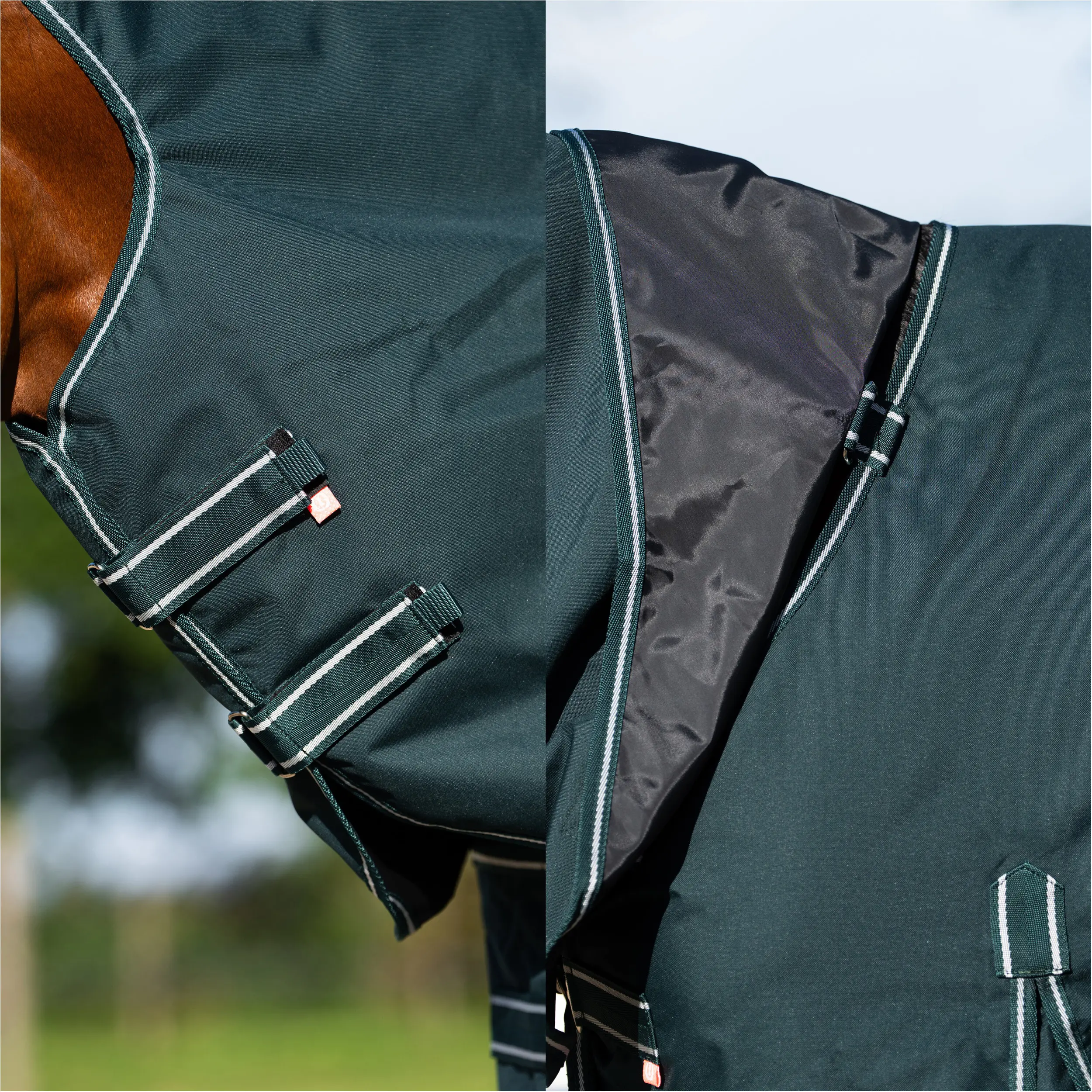 Outdoordecke mit Halsteil (abnehmbar) 600D IRHBasic green