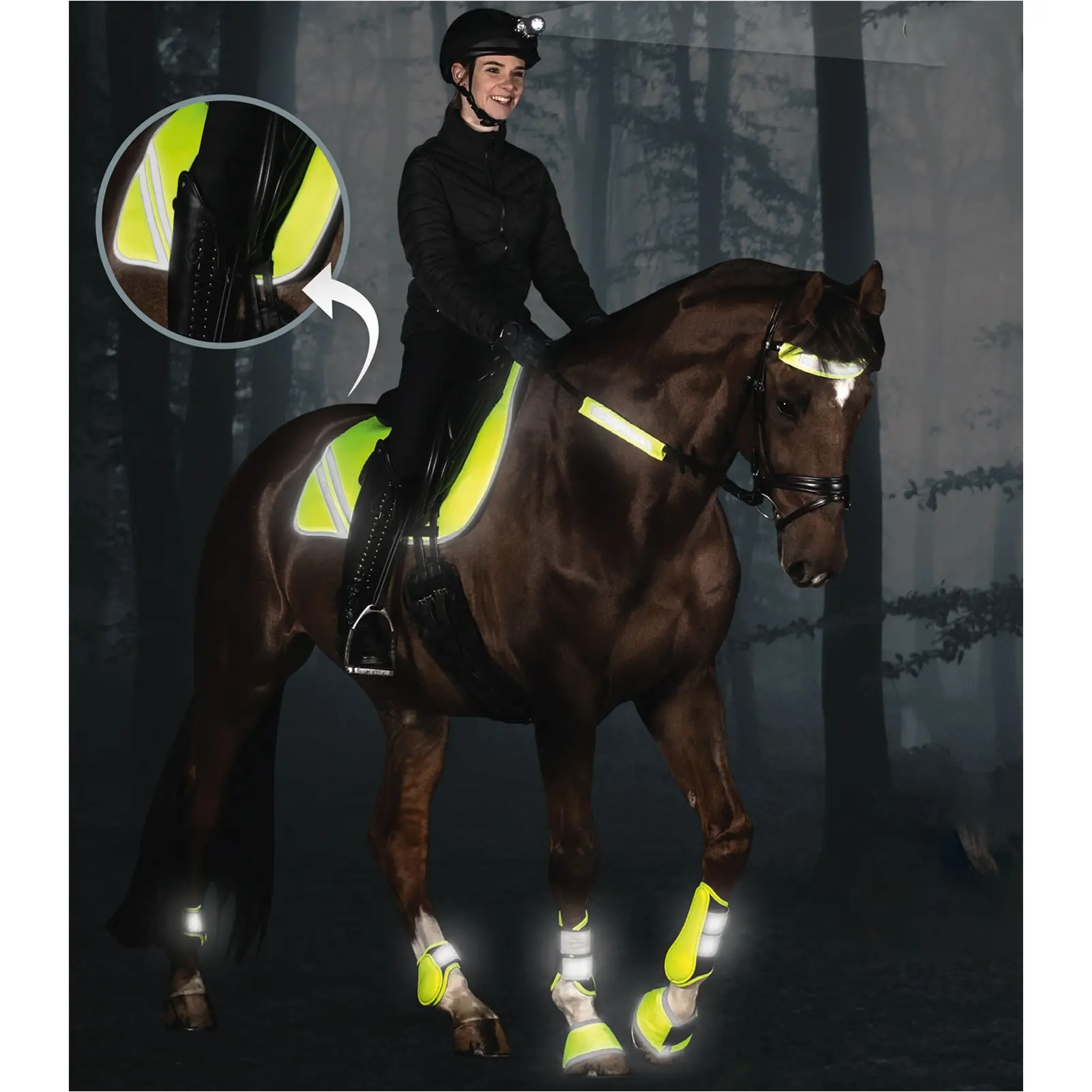 Schabracke REFLEX neon gelb