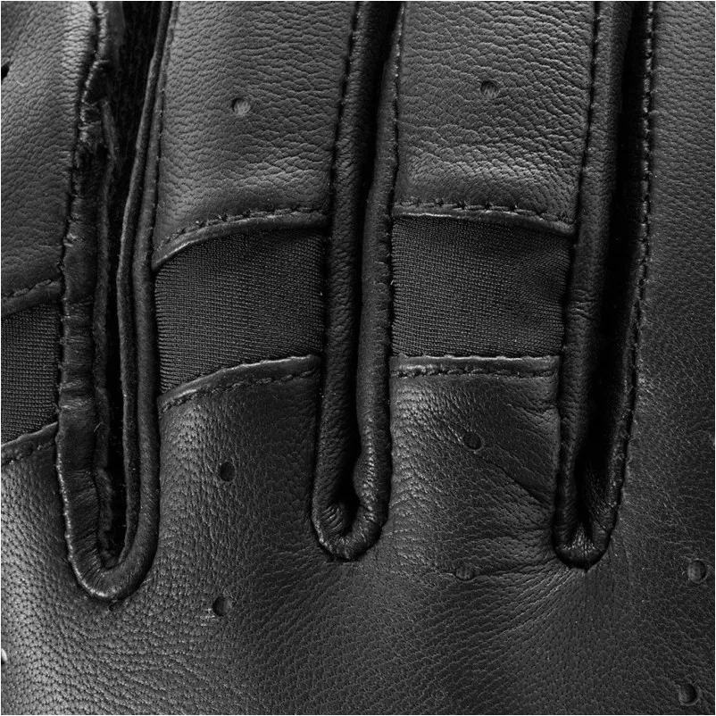 Reithandschuhe mit Druckknopf TRADITION schwarz