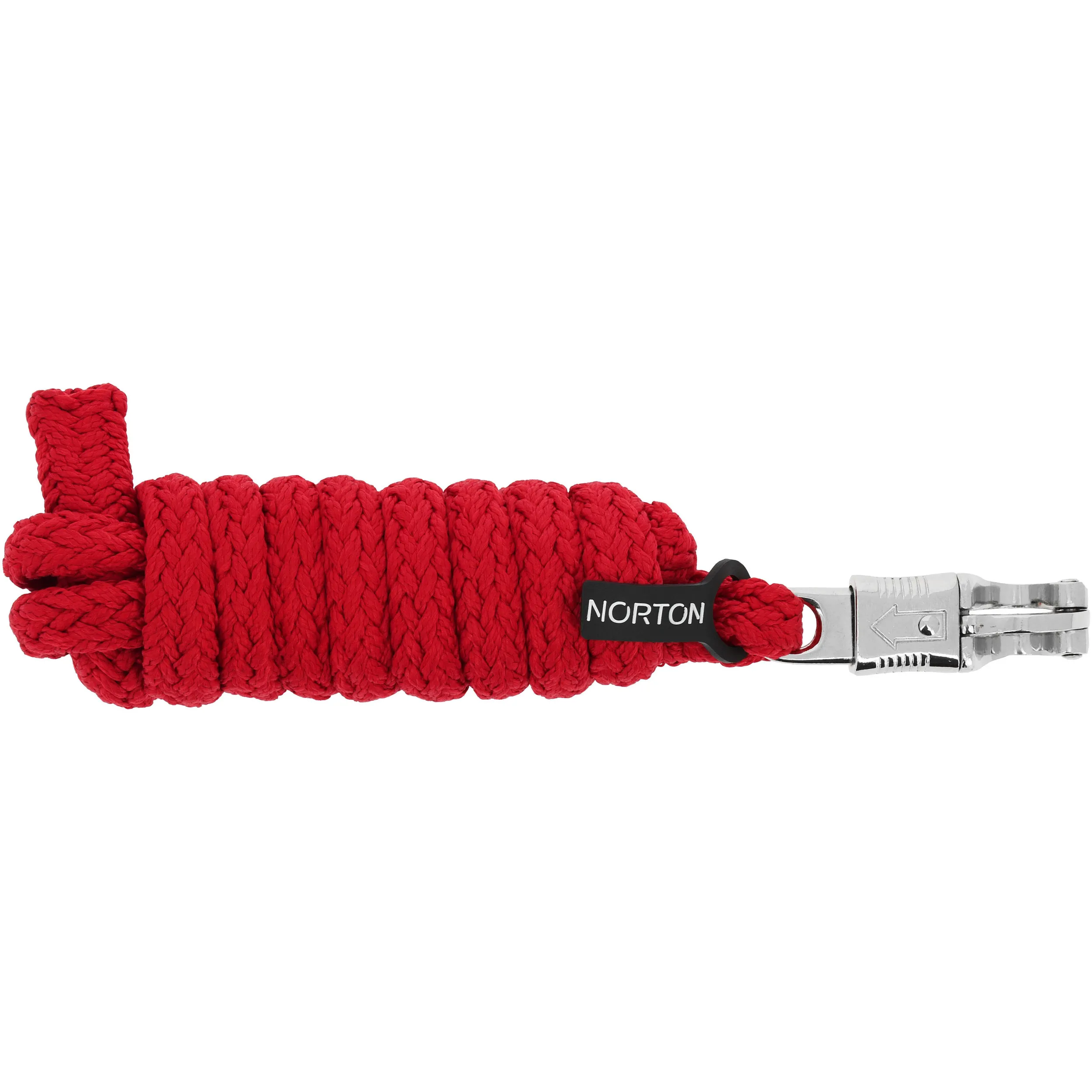 Anbindestrick mit Panikhaken LINKY rot 200cm