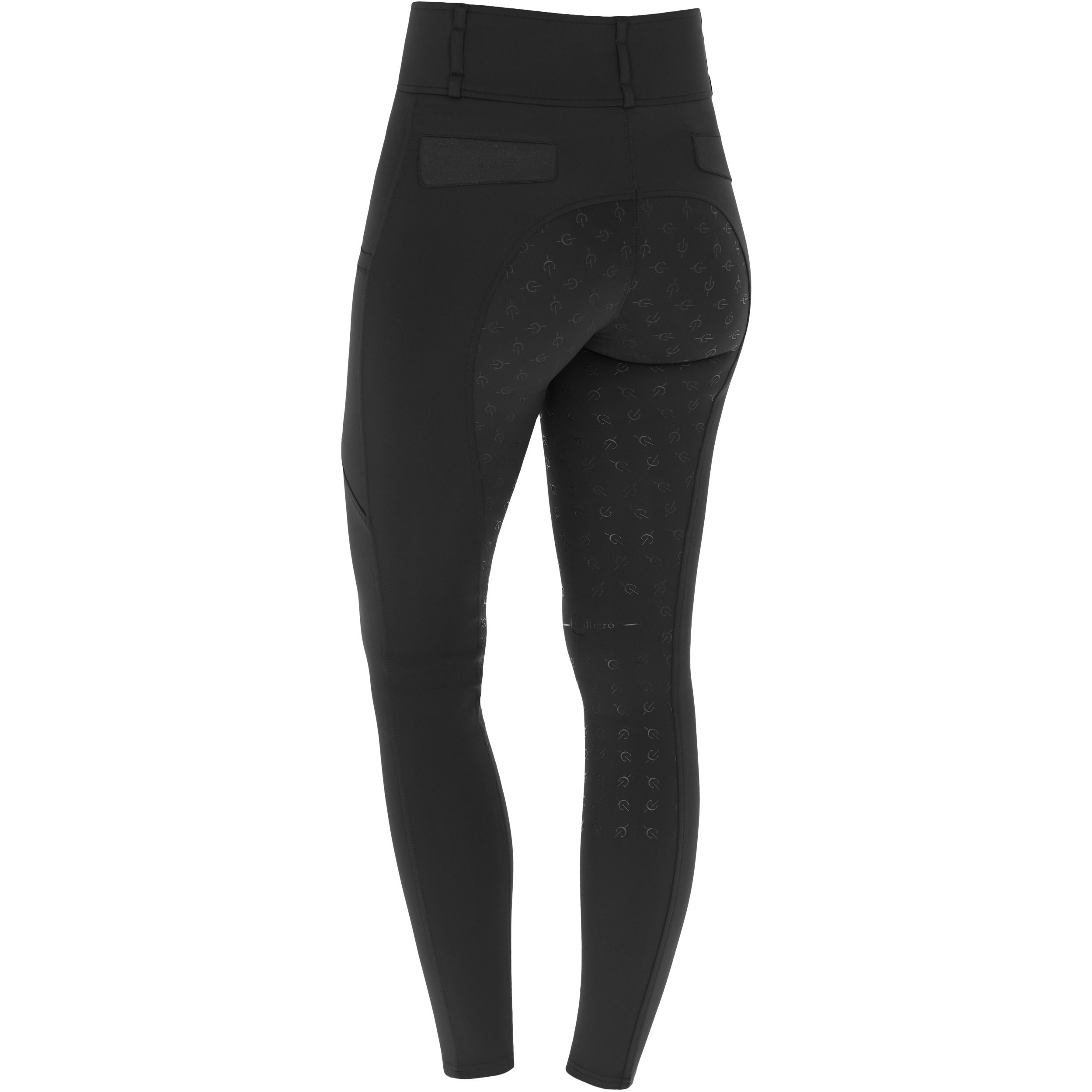 Damen Reithose Silikon Vollbesatz HIGHWAIST Hochbund schwarz