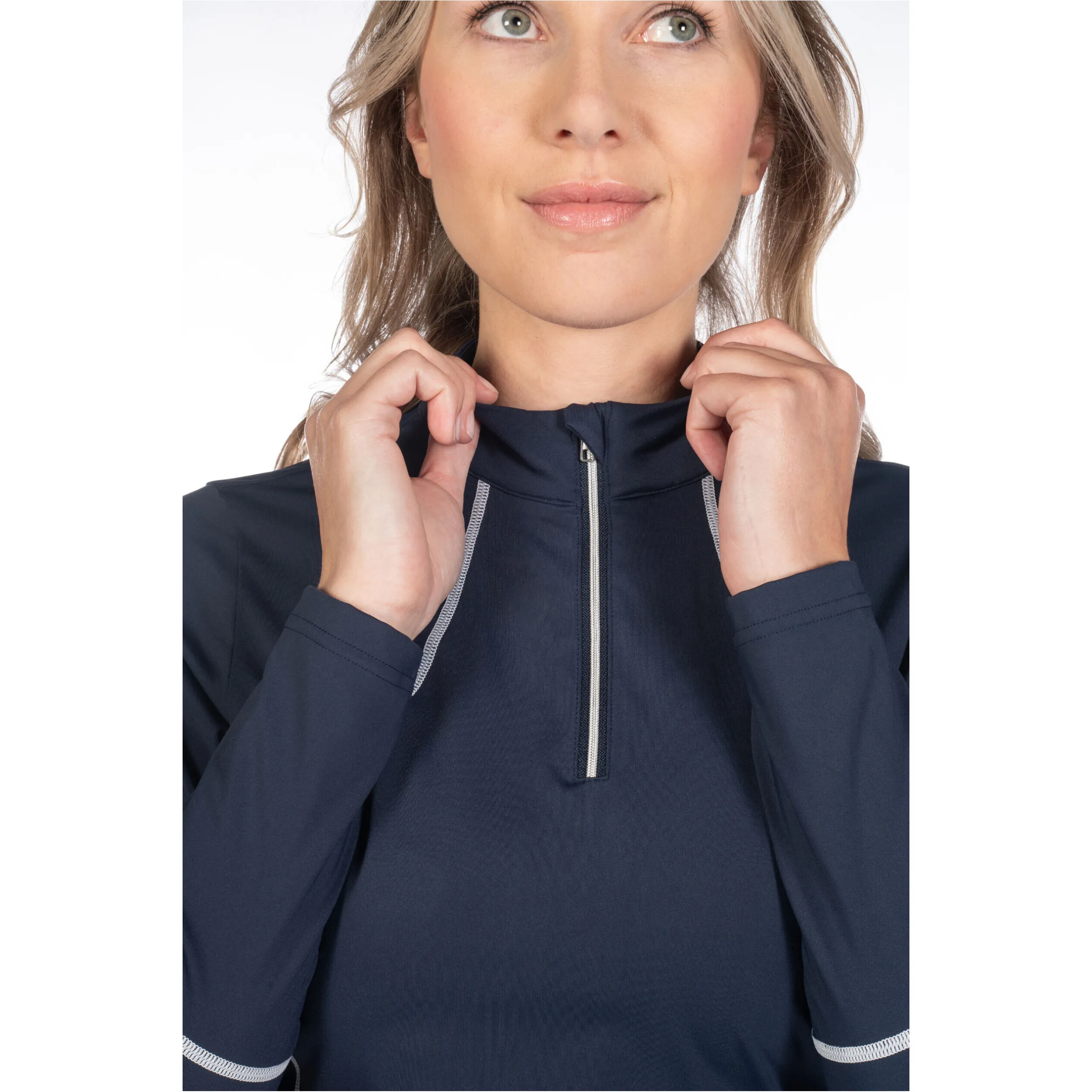 Damen Funktionsshirt Langarm ARUBA dunkelblau