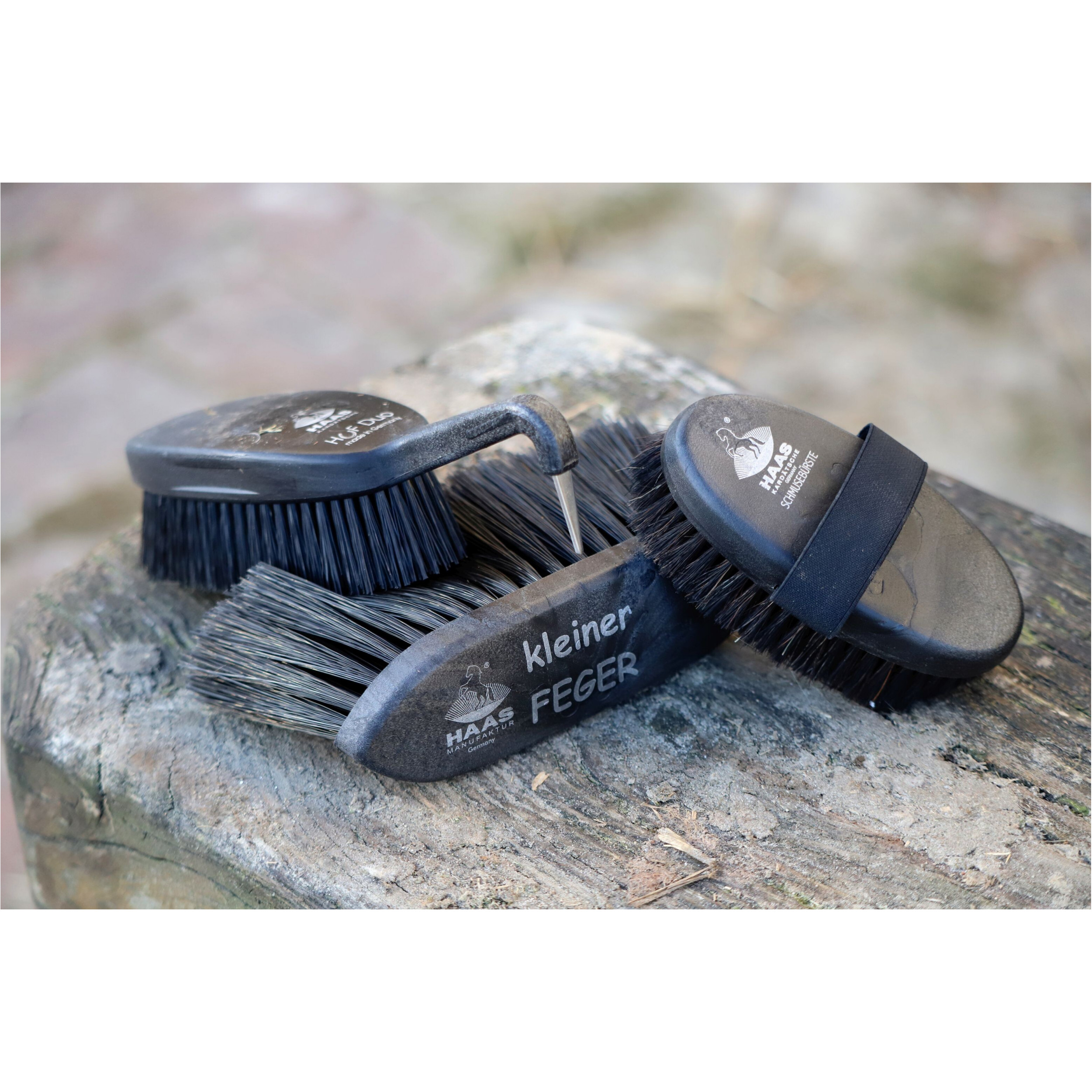 Mähnenbürste klein 8cm KLEINER FEGER schwarz