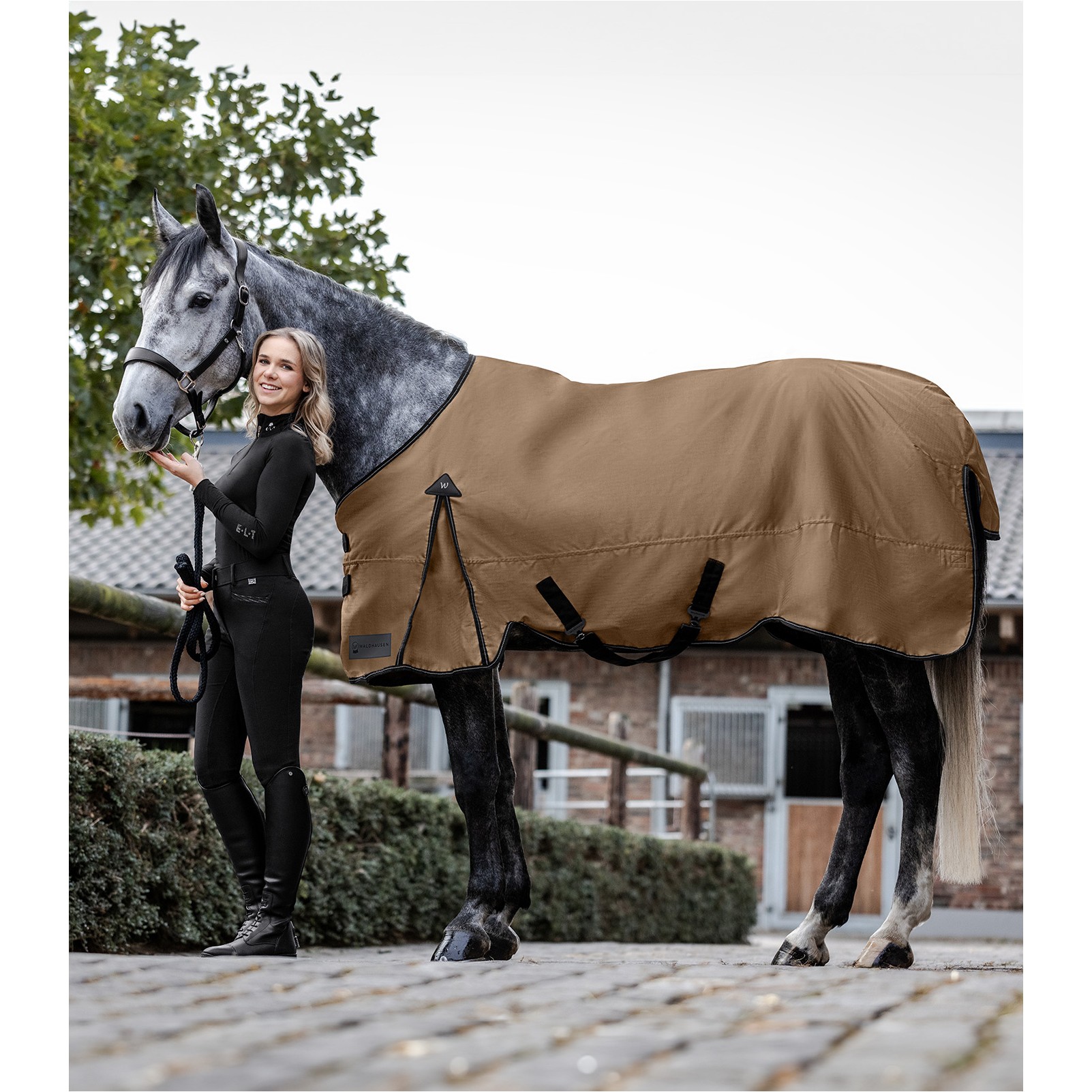 Outdoordecke 200g Füllung 600D ARCTIC cappuccino/schwarz