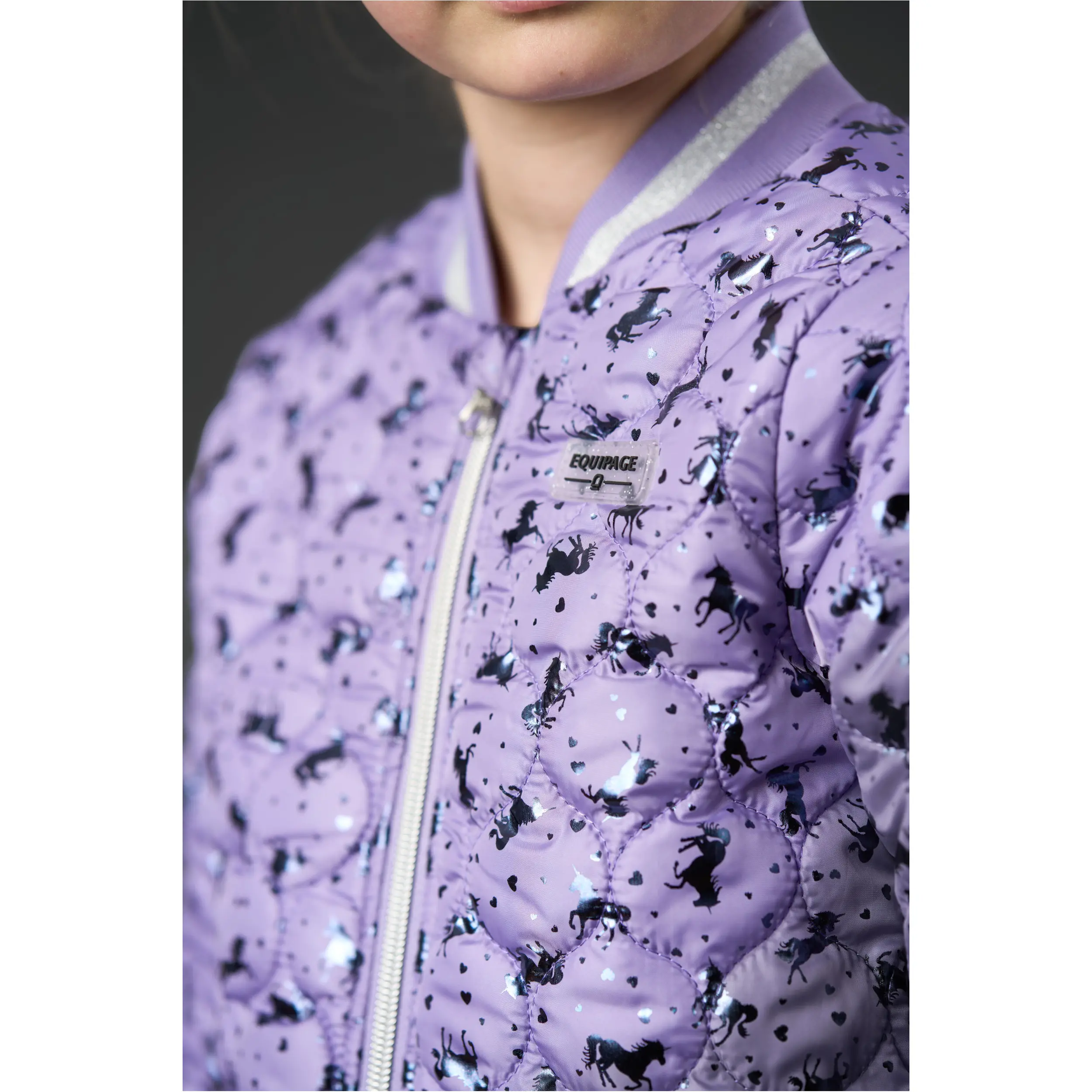 Kinder Reitjacke ALANA aster purple