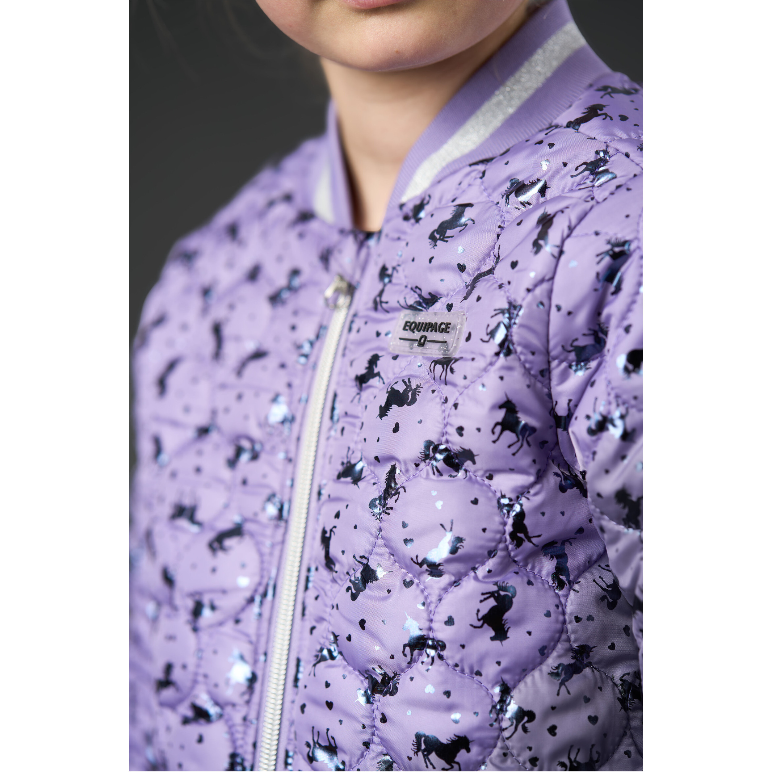 Kinder Reitjacke ALANA aster purple