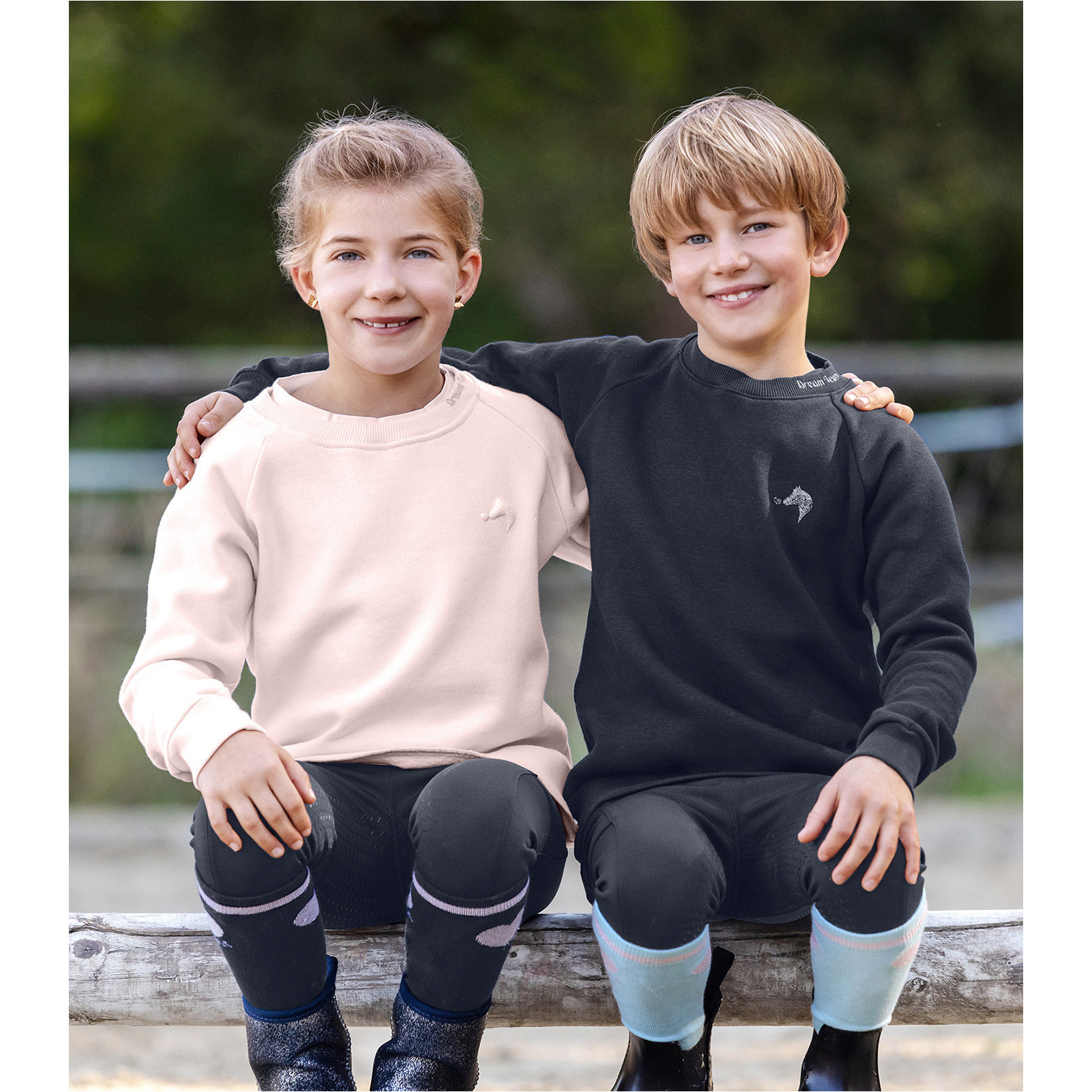 Kinder Crew Neck Sweater LUCKY MARLA zartrosa