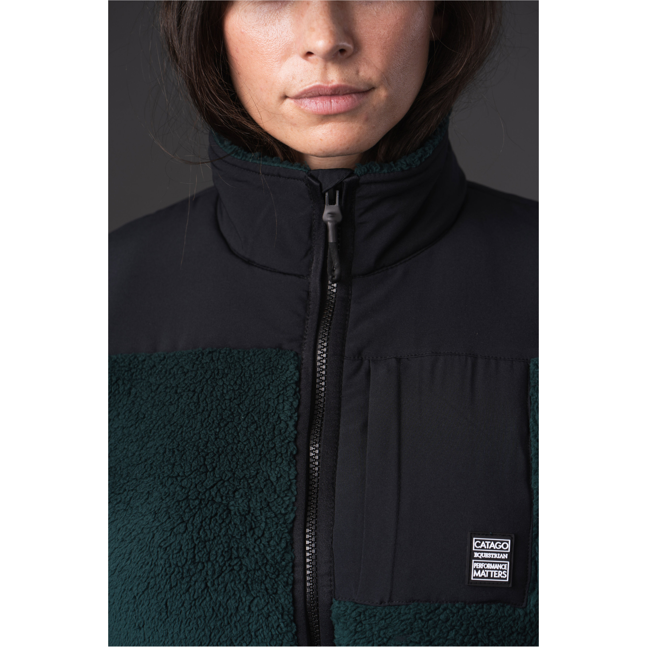 Damen Fleeceweste VINYA ponderosa pine