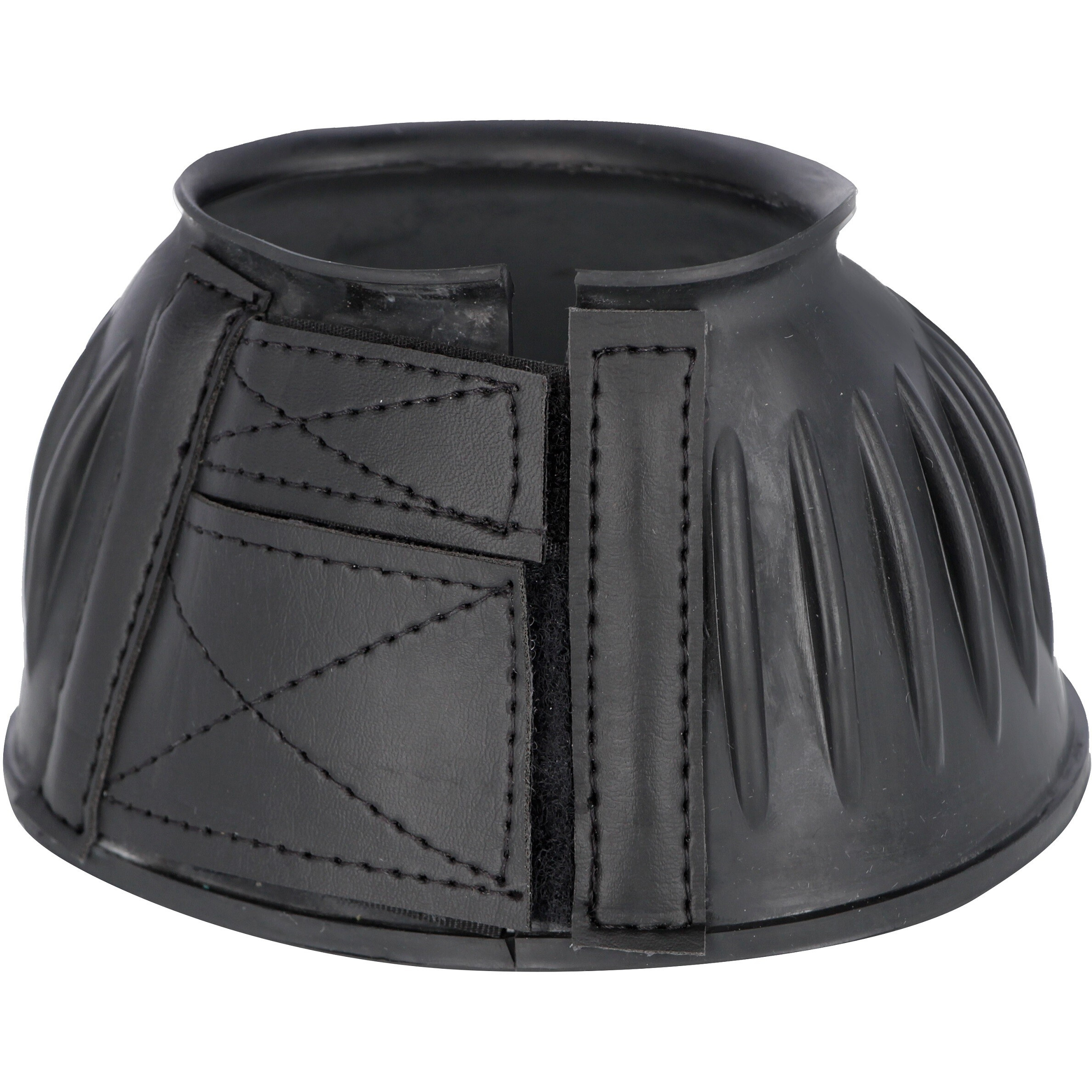 Hufglocken Gummi mit Klettverschluss schwarz  Hufglocken Gummi mit Klettverschluss schwarz