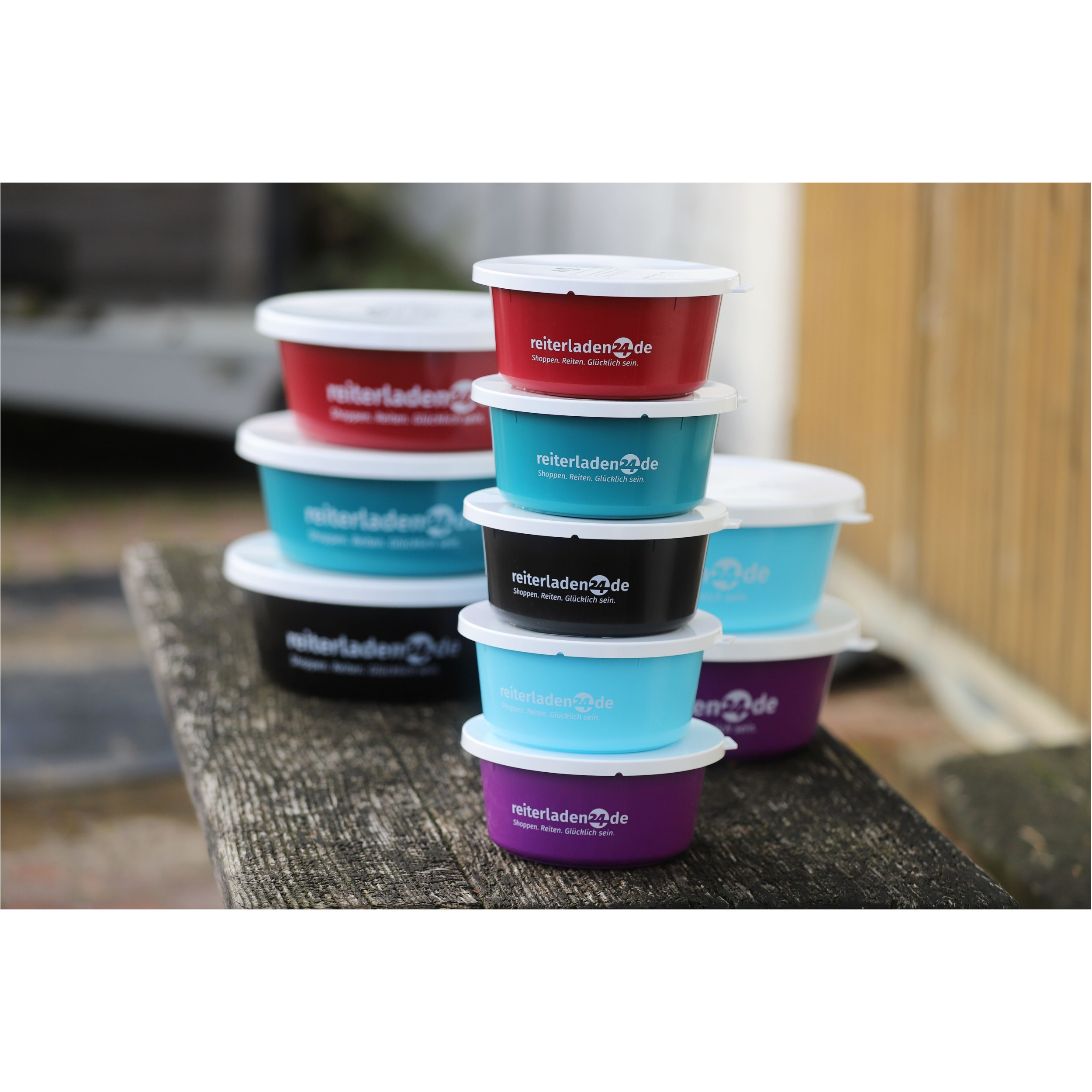 Müslischale mit Deckel schwarz