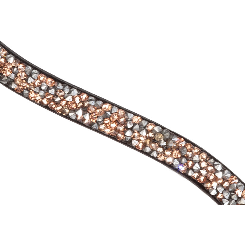 Stirnband BUTTON schwarz/rosa