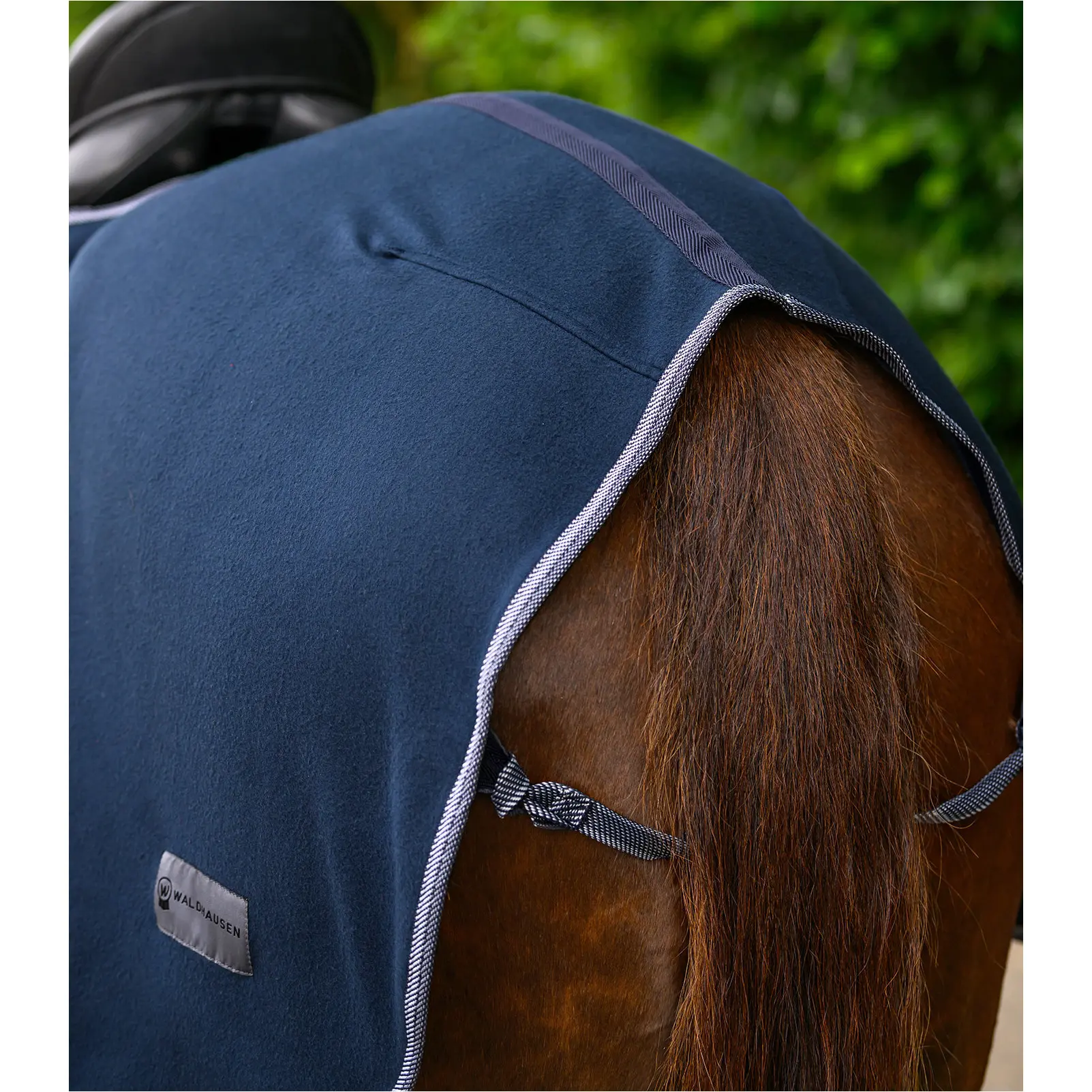 Fleece-Ausreitdecke ECONOMIC nachtblau