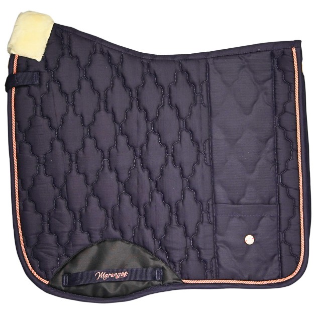 Schabracke mit Tasche MODERN ROSÉ nachtblau